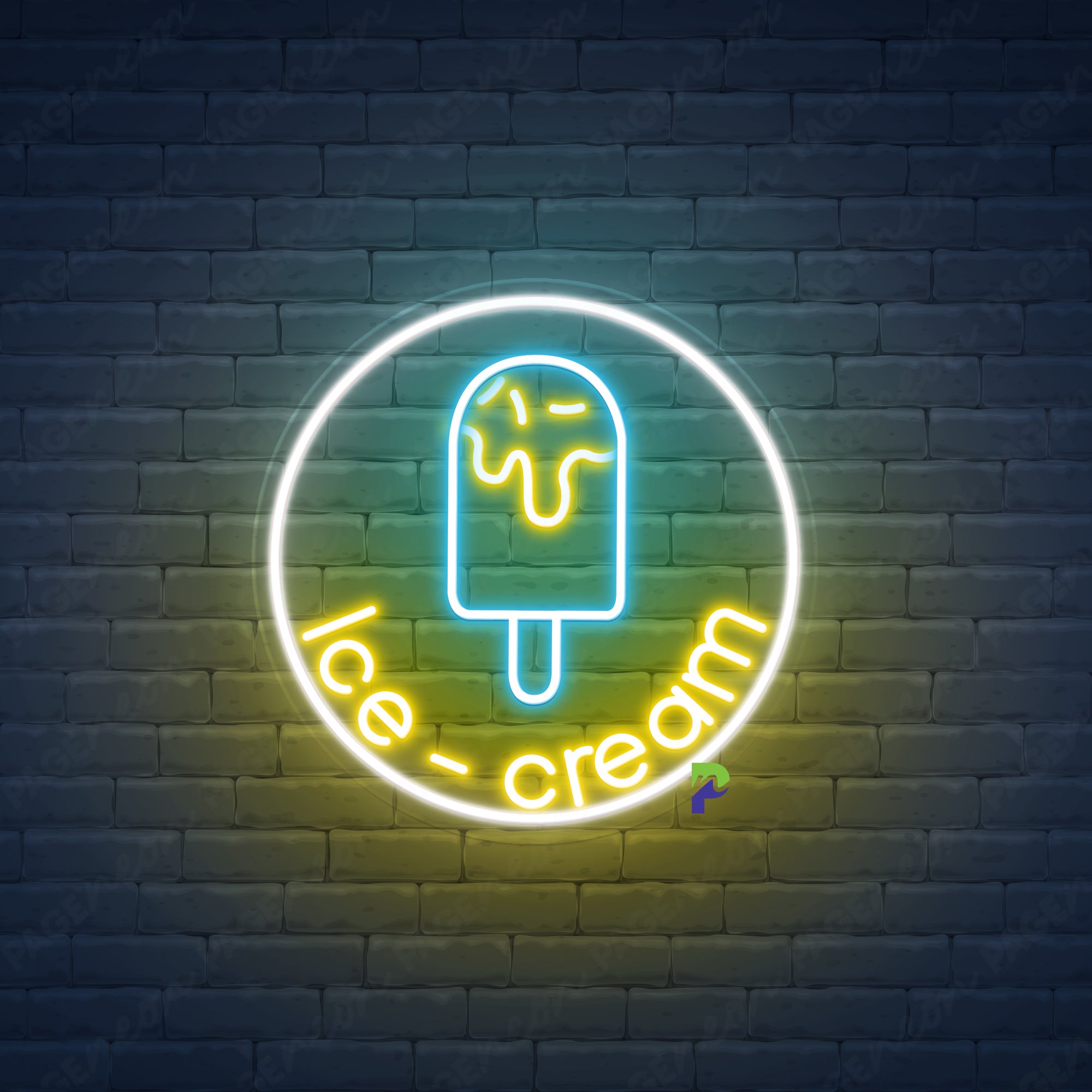 Ice Cream Neon Sign Coffee Bar Led Light