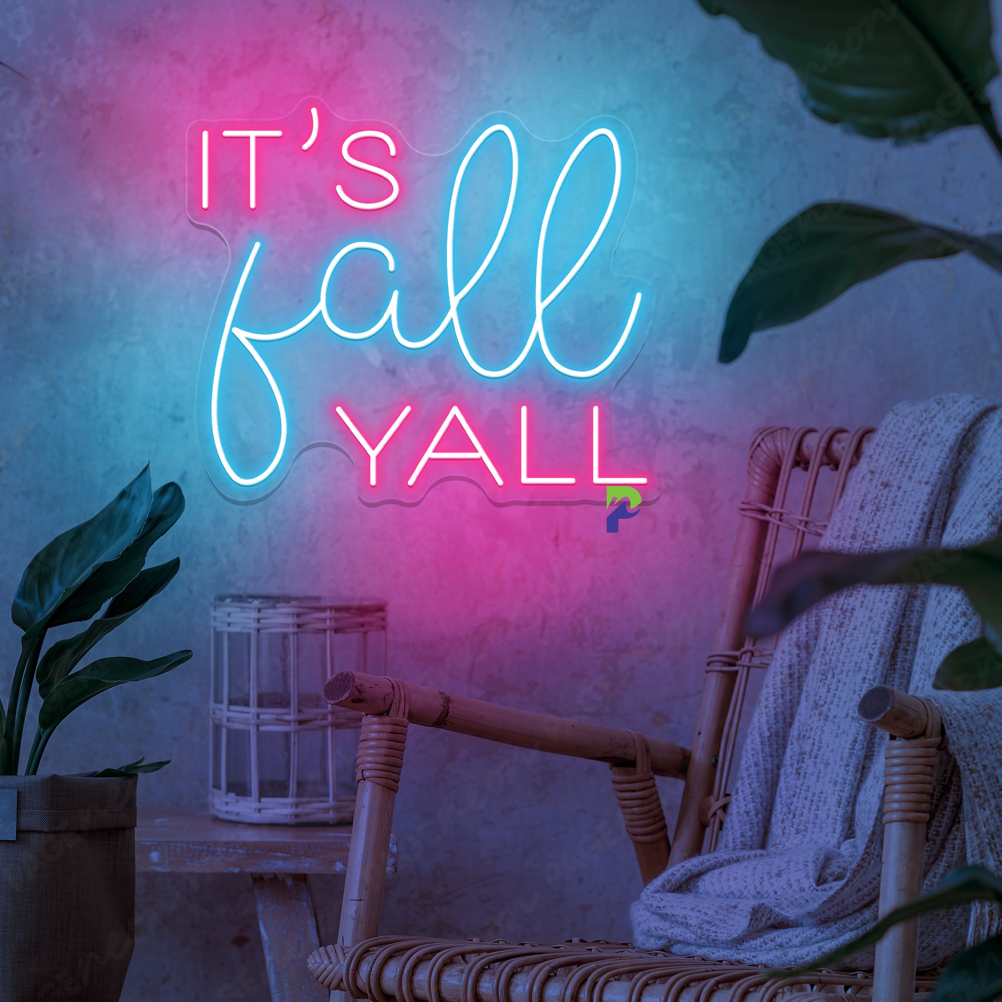 Its Fall Yall Neon Sign Led Light For Autumn Festival