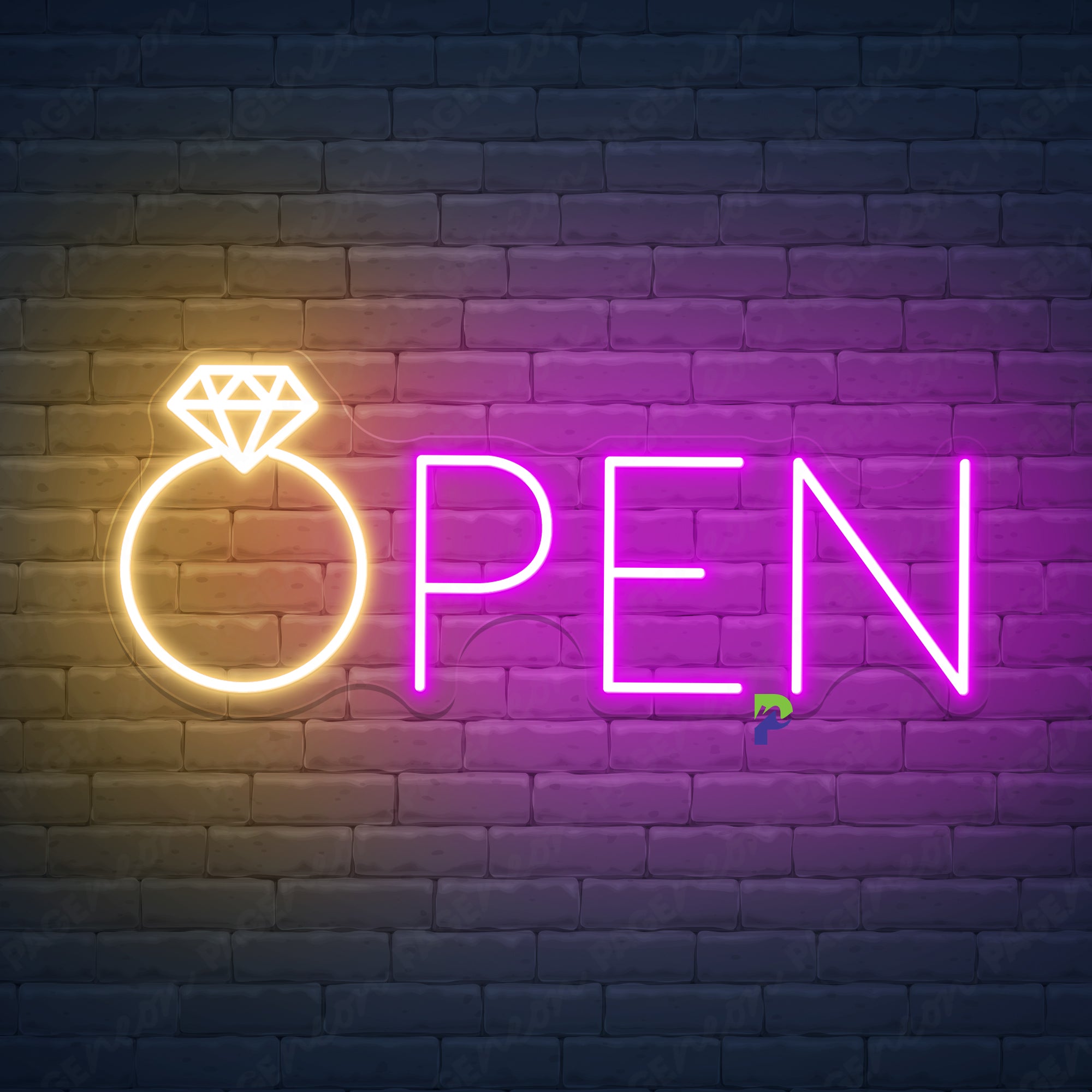 Jewelry Neon Signs Business Open Led Light