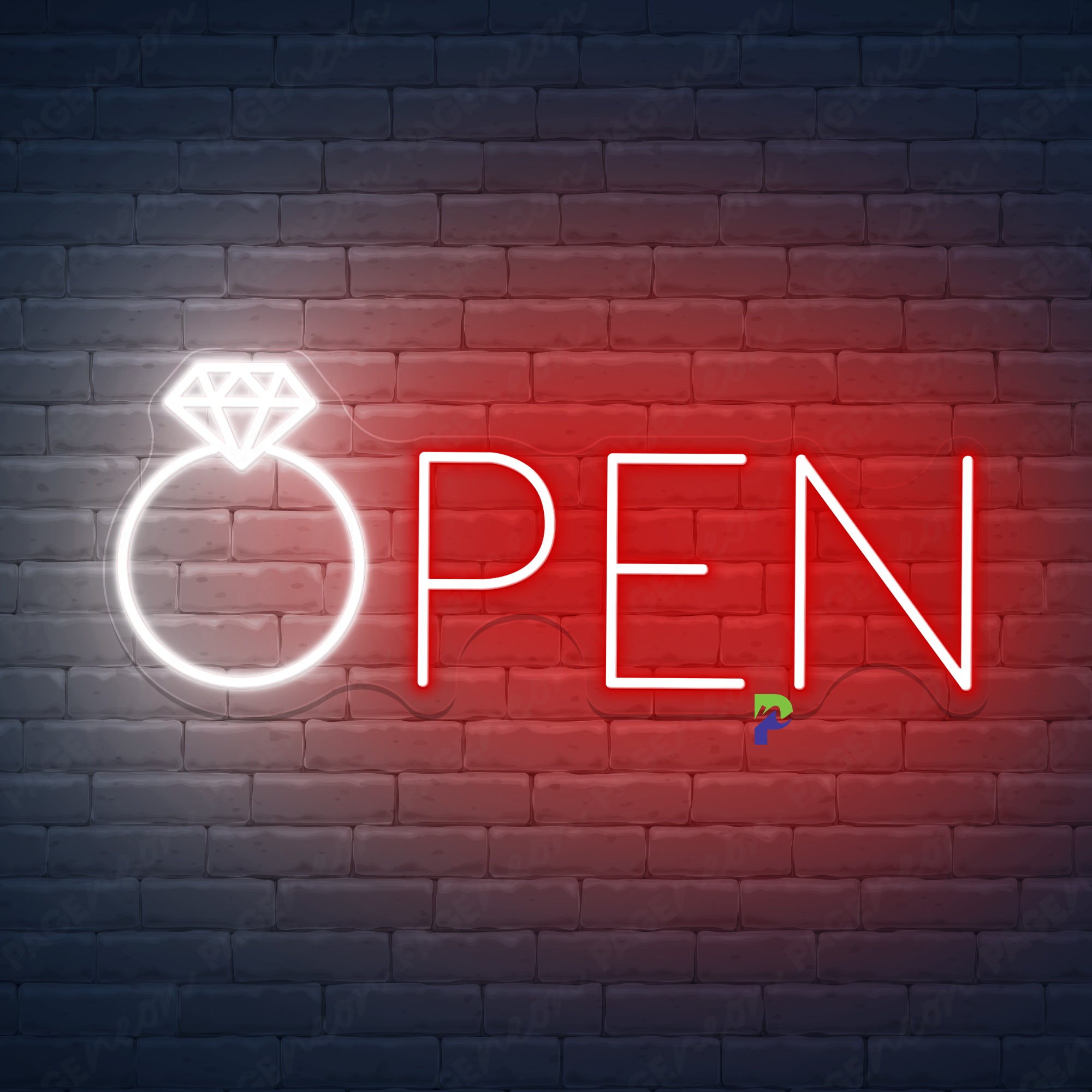Jewelry Neon Signs Business Open Led Light