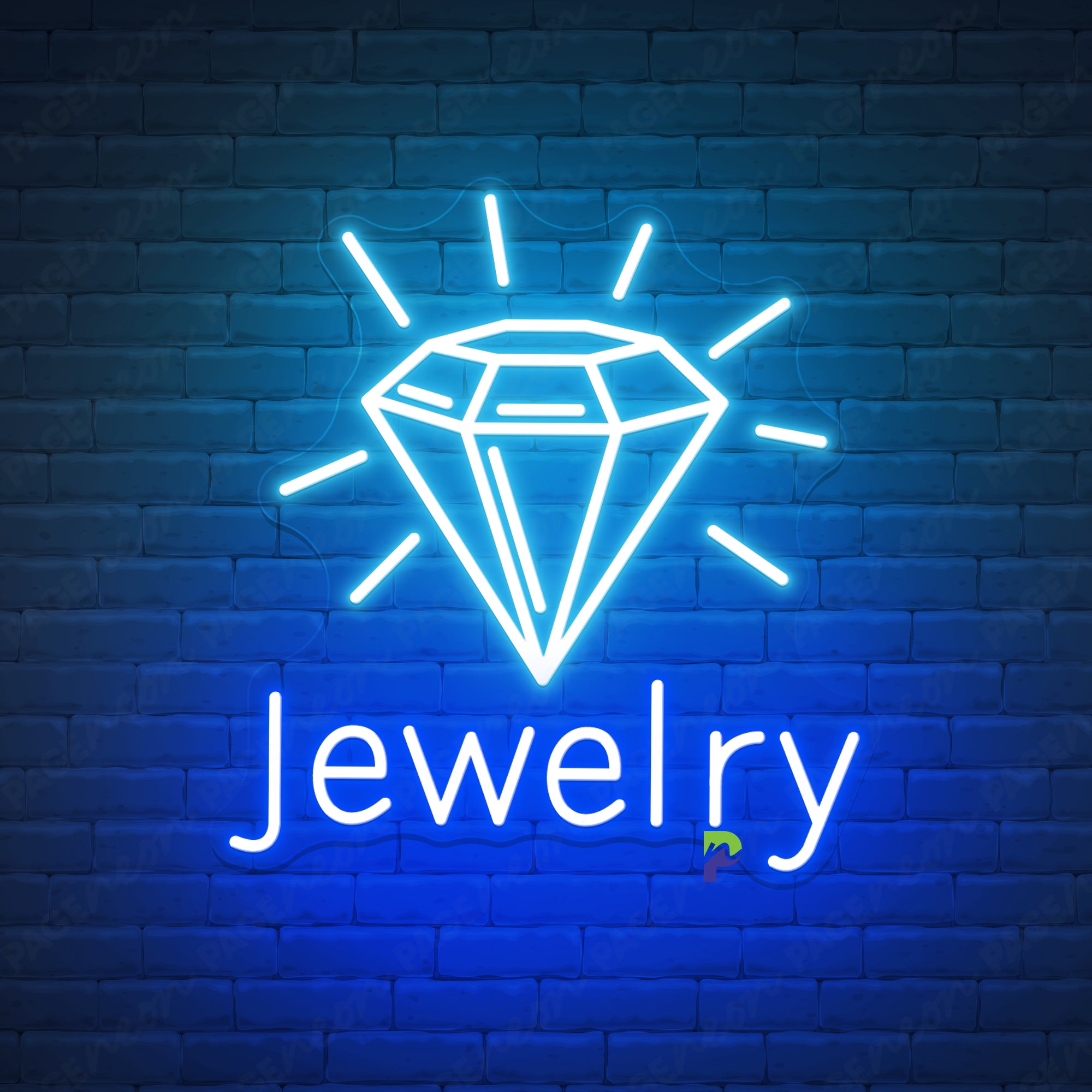 Jewelry Neon Signs Custom Name Led Light