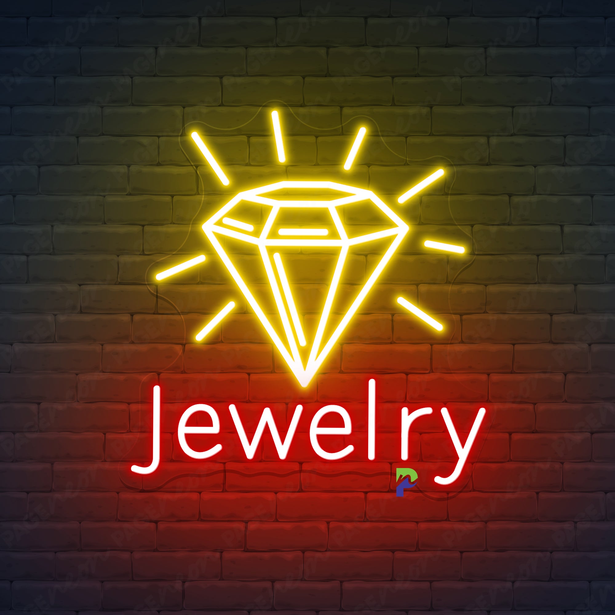 Jewelry Neon Signs Custom Name Led Light