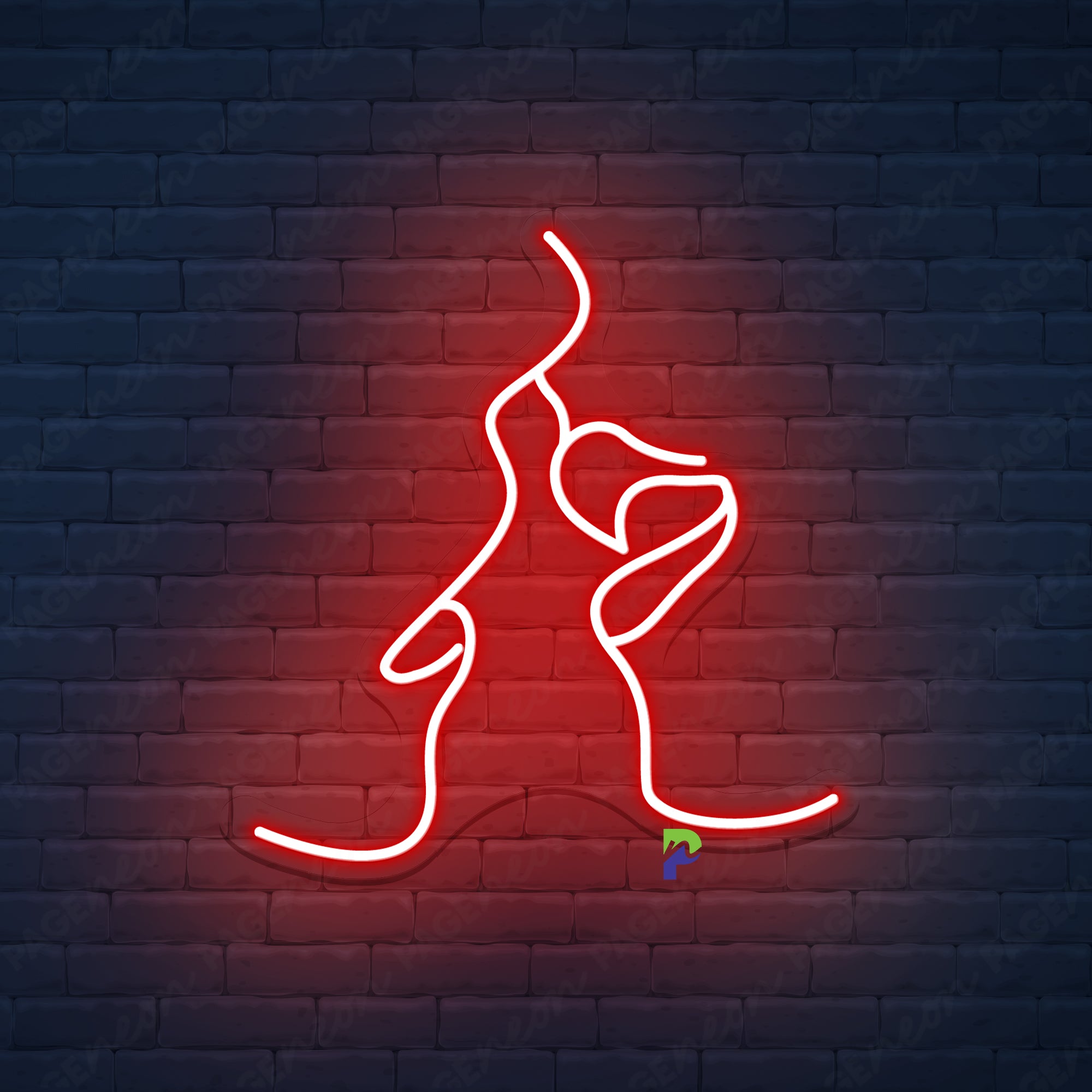 Kiss Neon Sign Bar Led Light