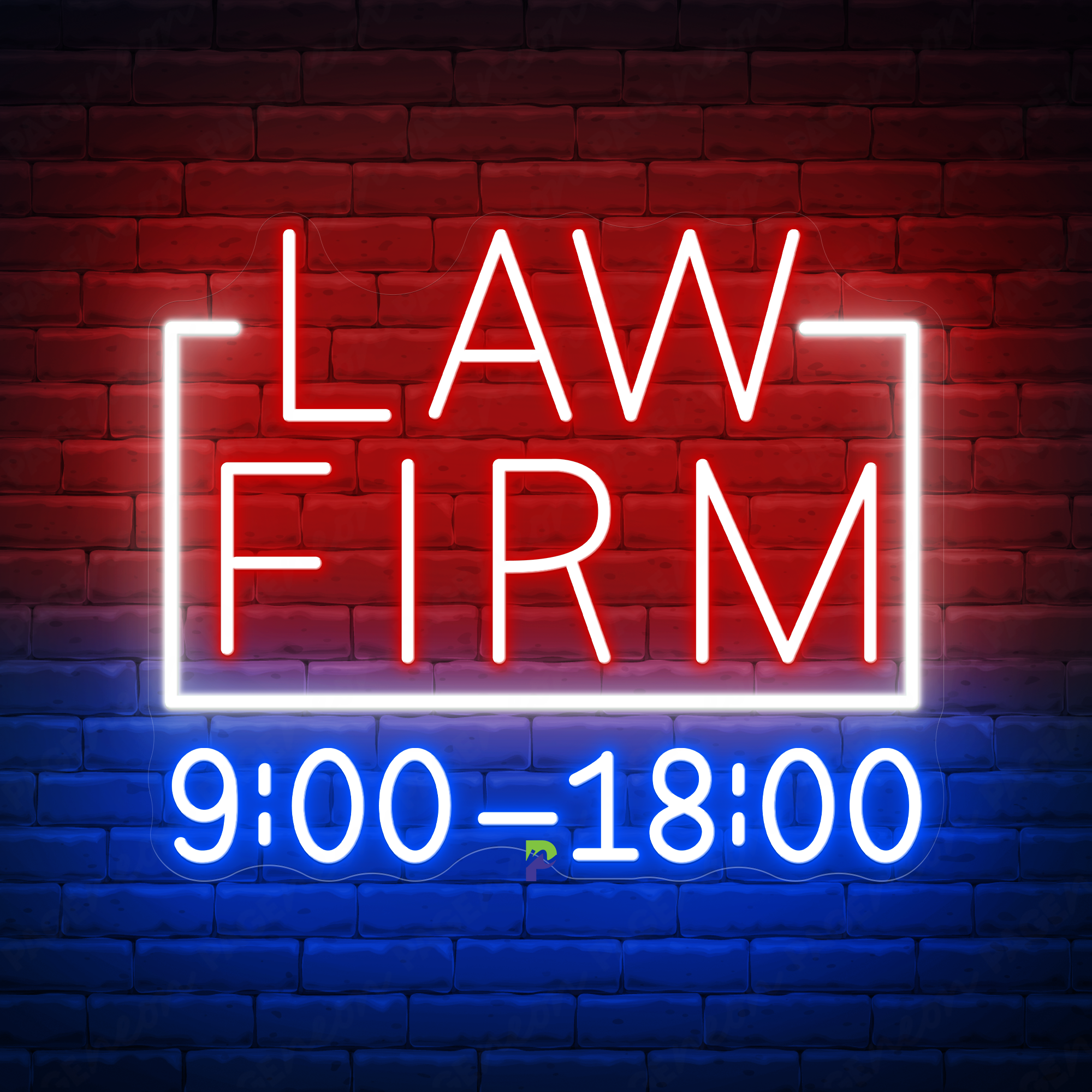 Law Firm Neon Sign Legal Custom Business Led Light