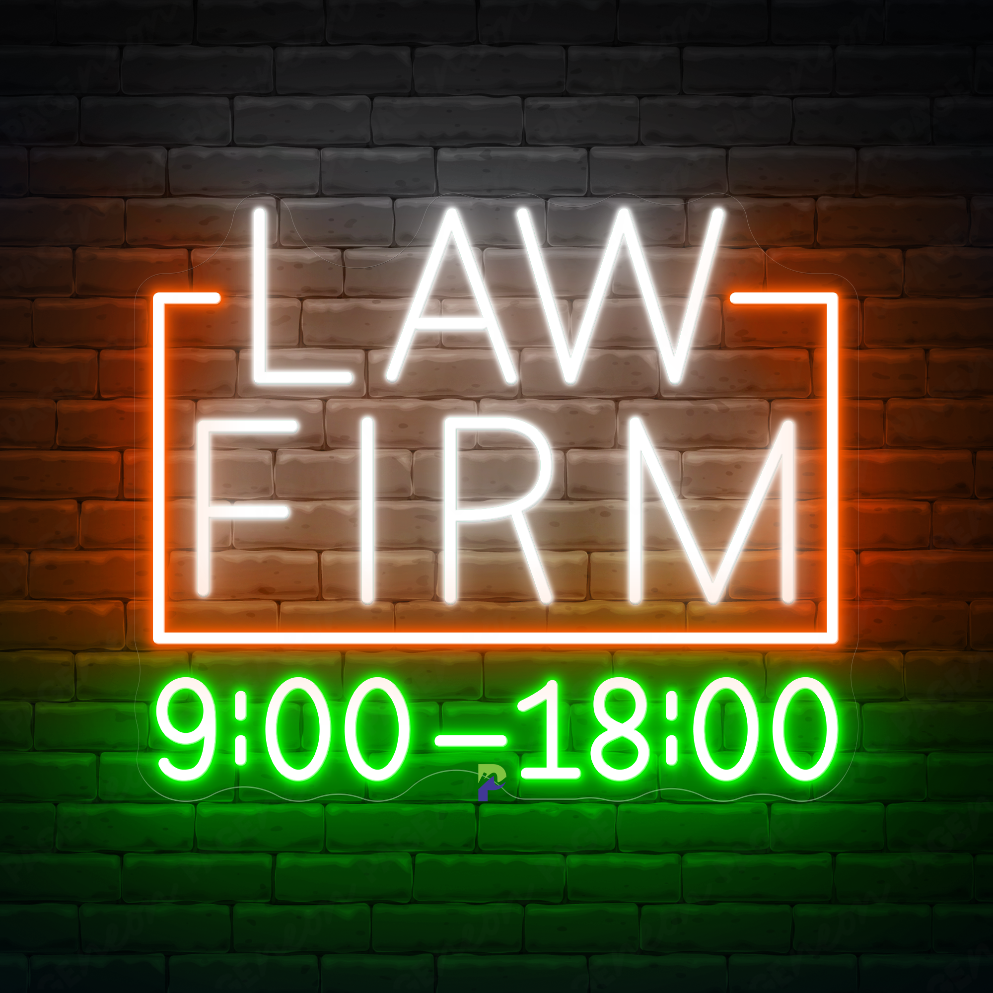 Law Firm Neon Sign Legal Custom Business Led Light