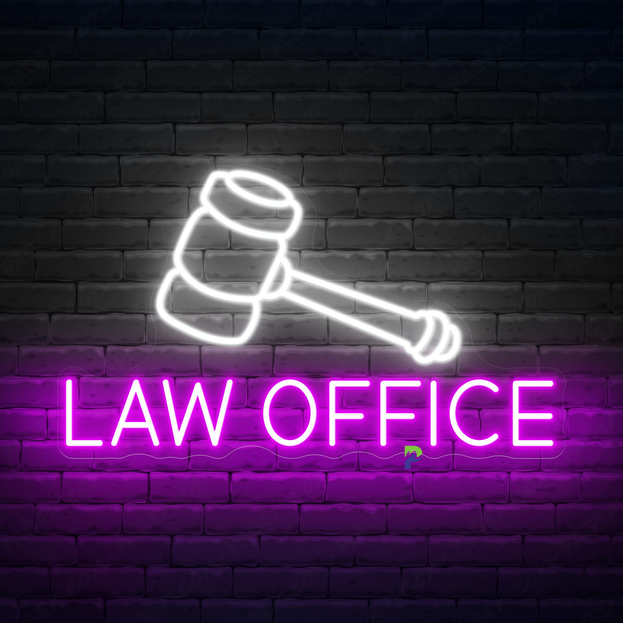 Law Office Neon Sign Legal Business Led Light