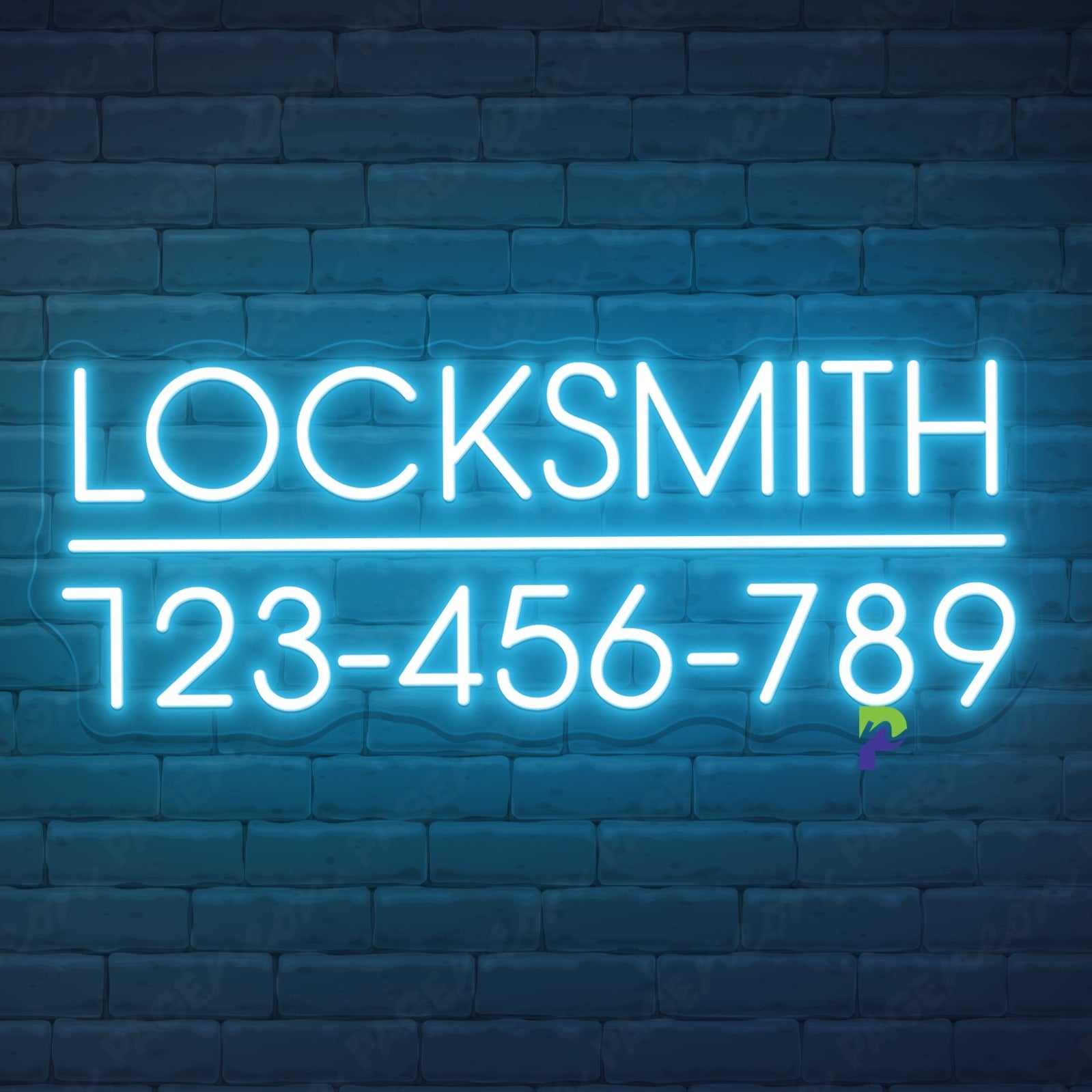 Locksmith Neon Signs Business Custom Led Light