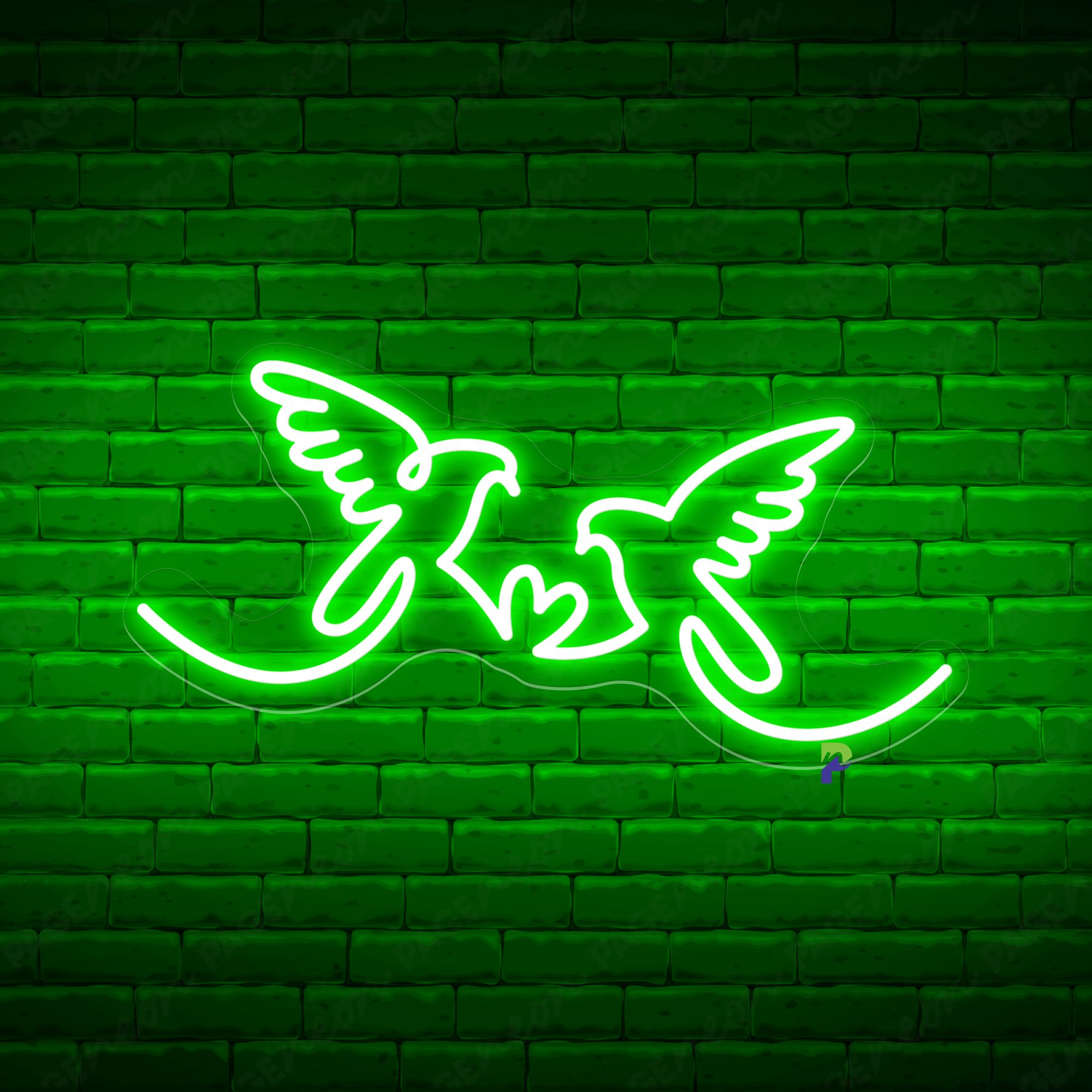 Love Bird Neon Sign Wedding Led Light