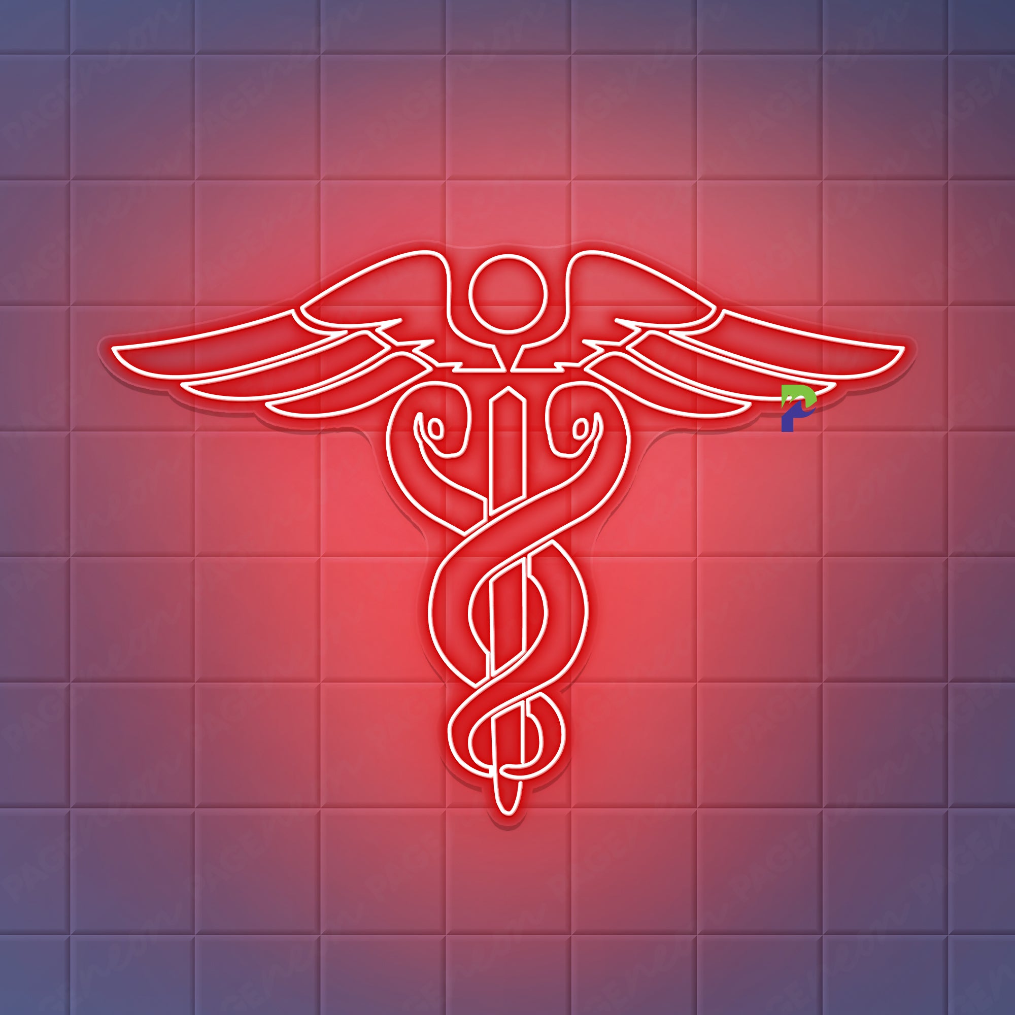 Medical Neon Sign Hospital Icon Led Light