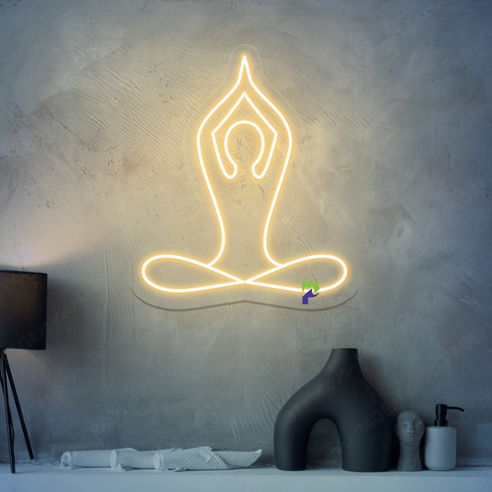 Meditation Neon Sign Gym Yoga Led Light