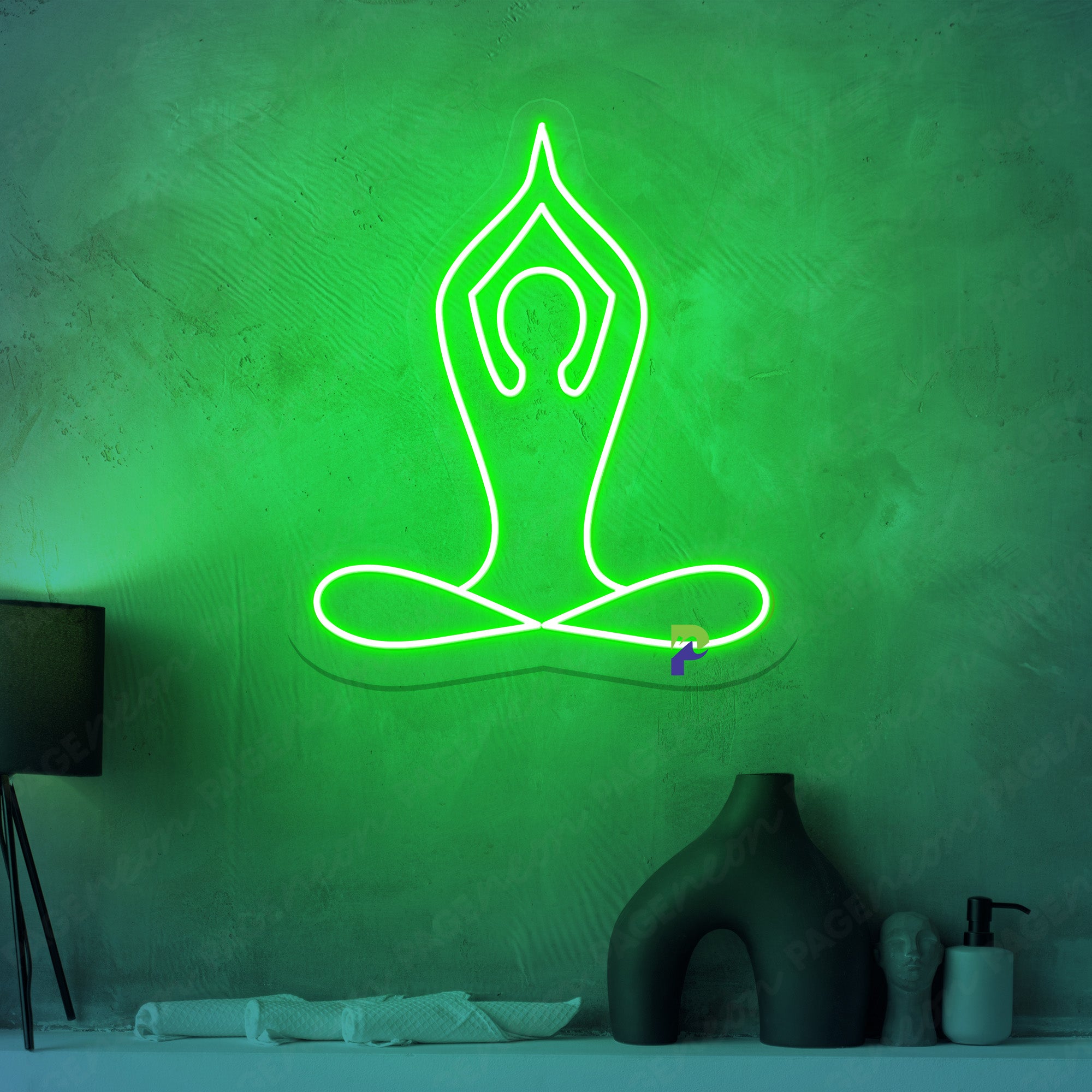 Meditation Neon Sign Gym Yoga Led Light