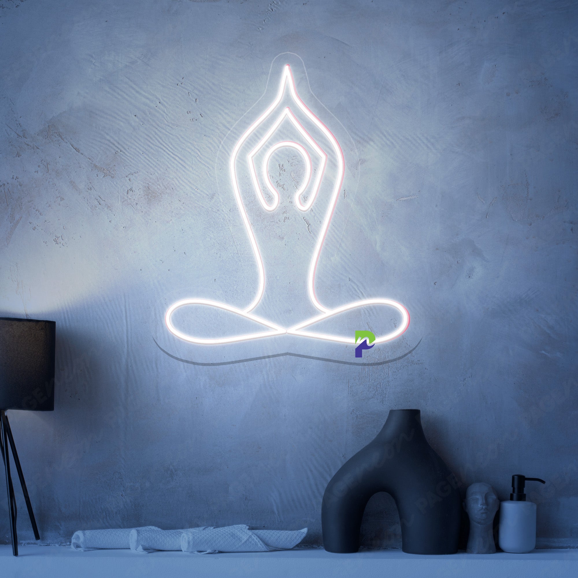 Meditation Neon Sign Gym Yoga Led Light