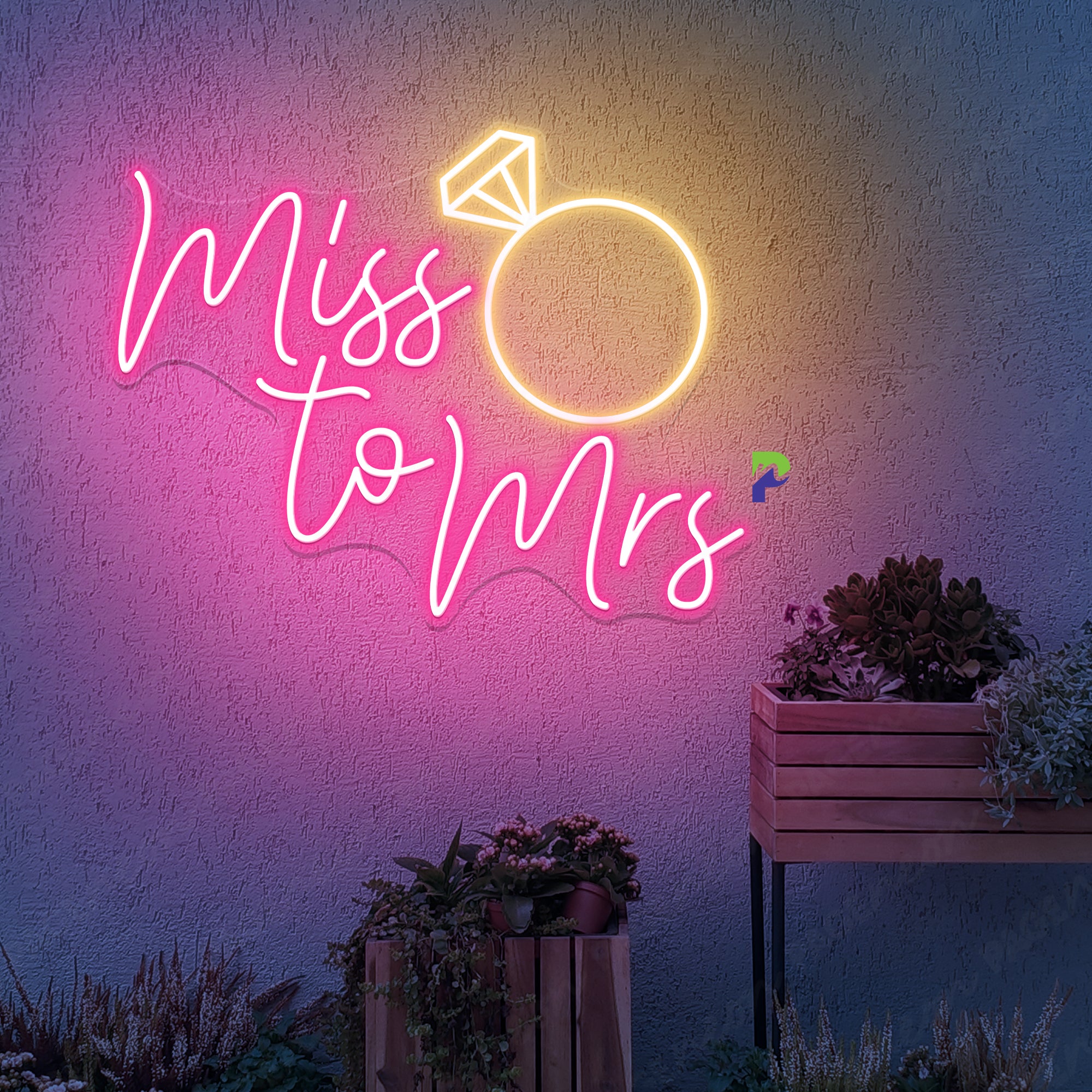 Miss To Mrs Neon Sign Best Wedding Led Light