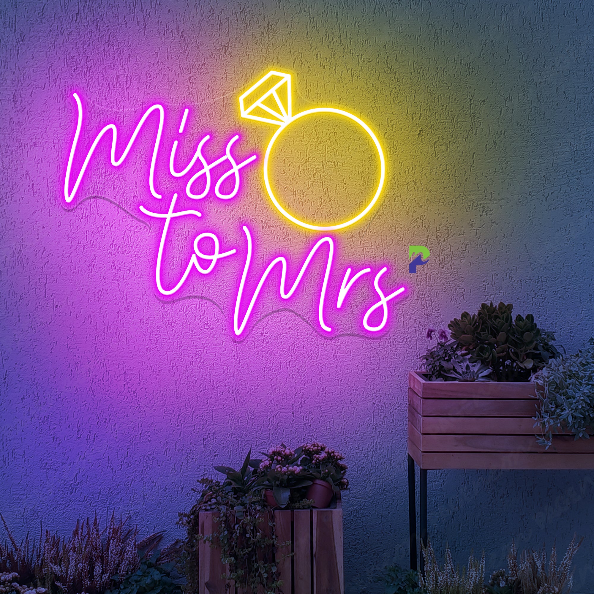 Miss To Mrs Neon Sign Best Wedding Led Light