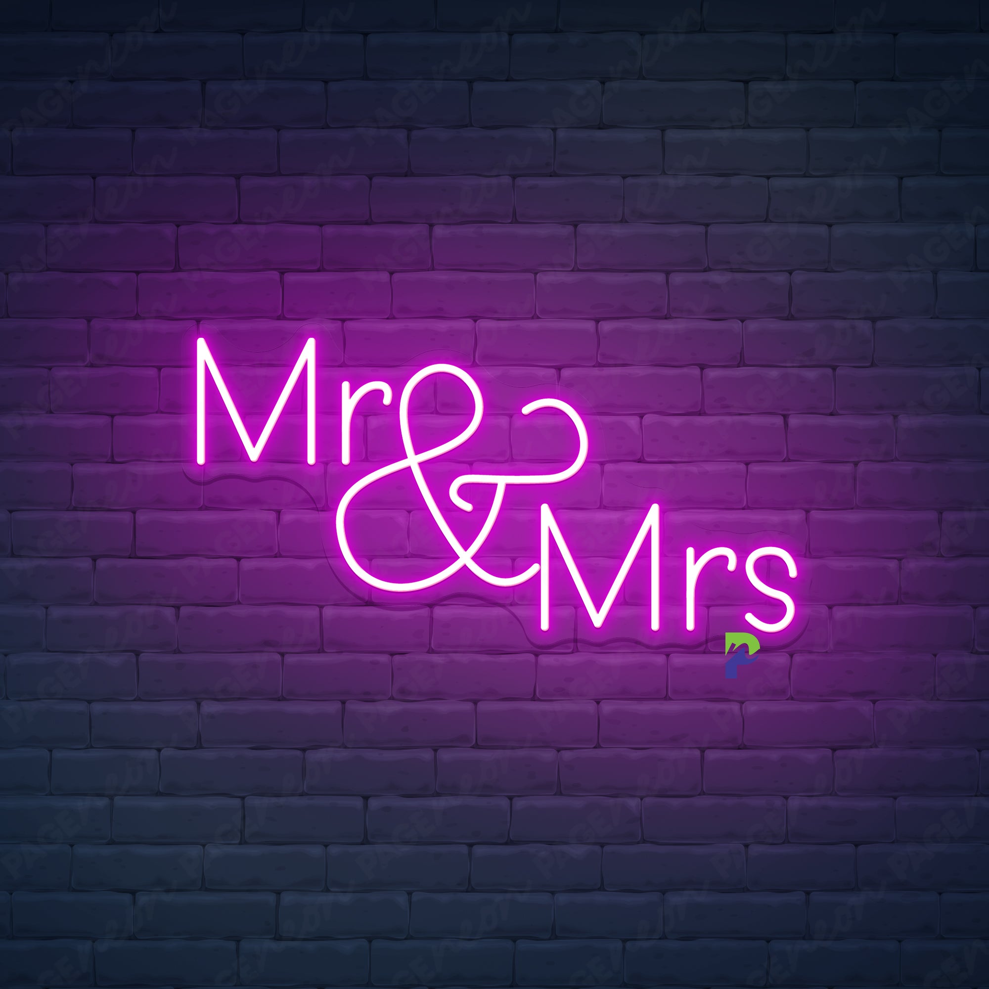 Mr And Mrs Neon Sign Wedding Led Light