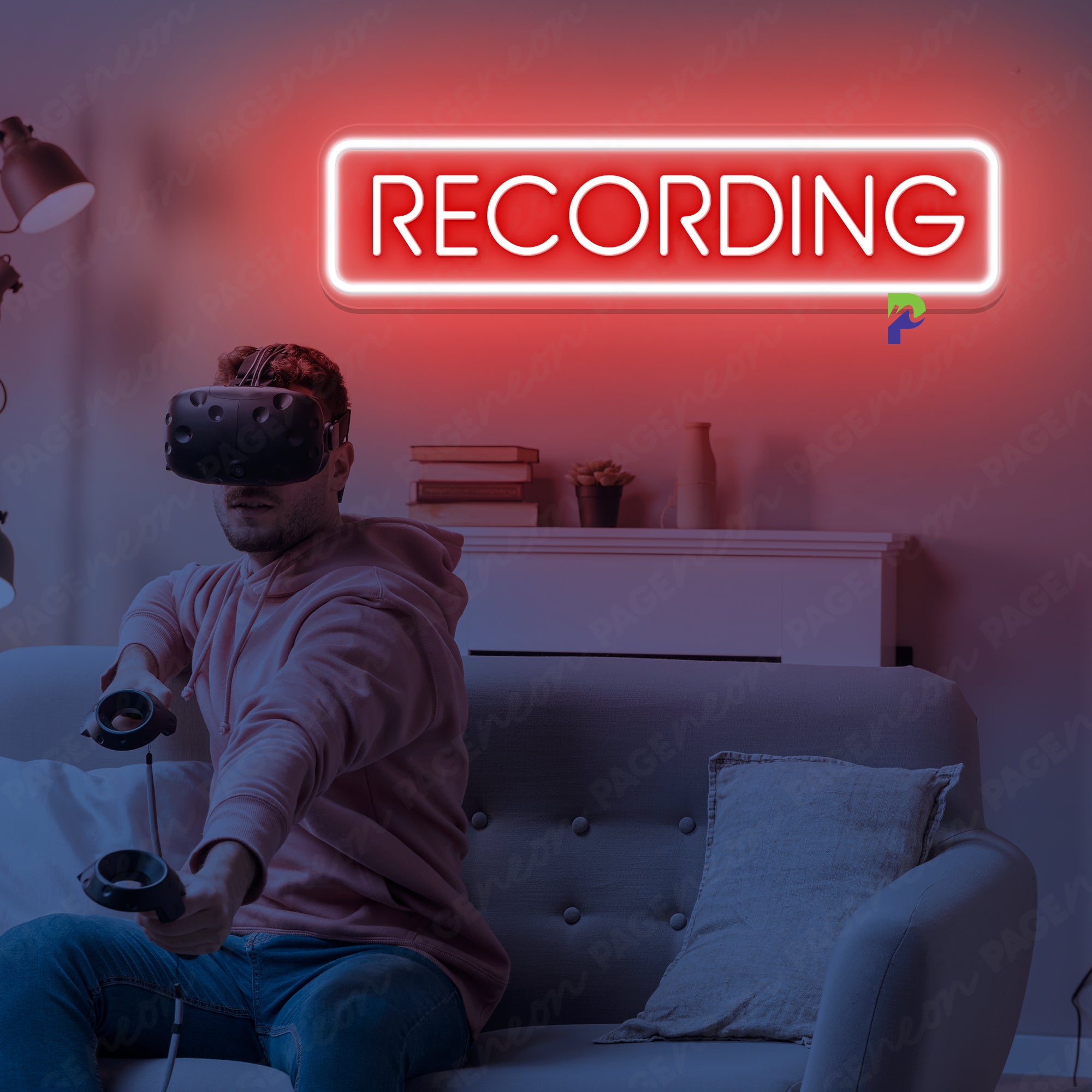 Neon Recording Sign Classic Streaming Game Led Light