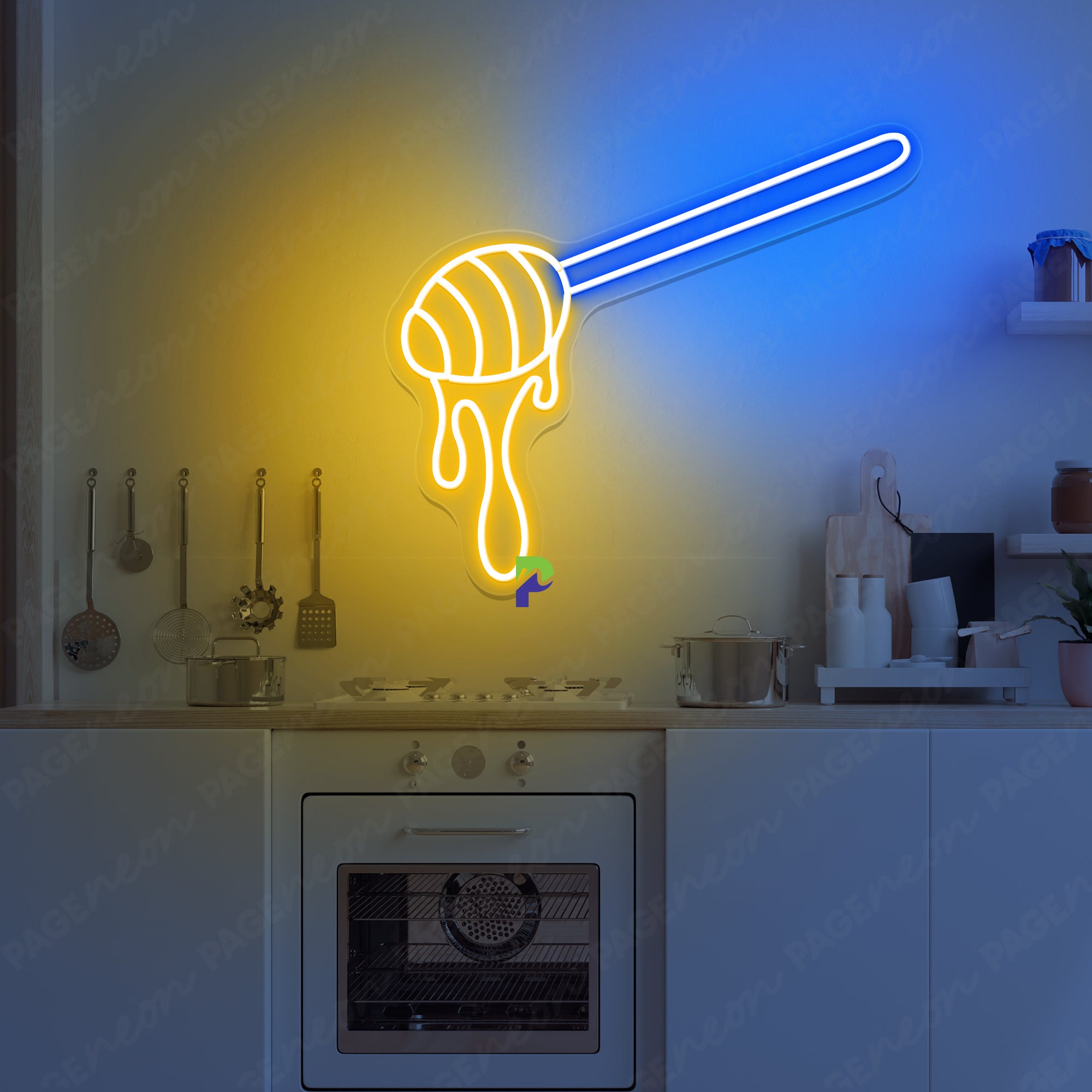 Neon Sign Honey Dipper Dripping Led Light