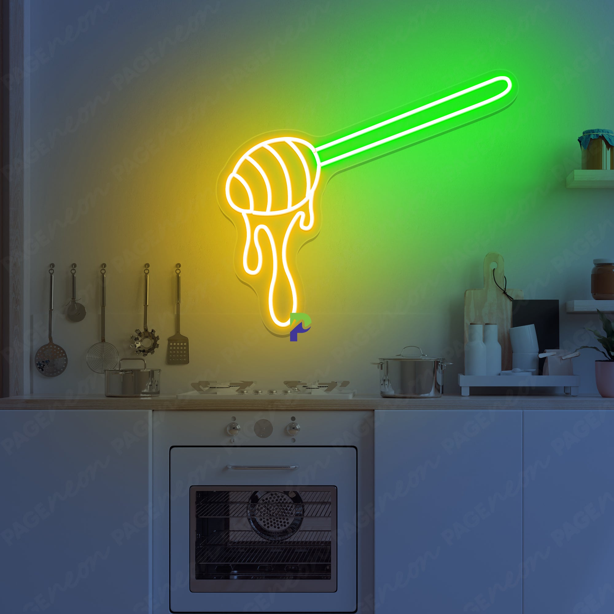 Neon Sign Honey Dipper Dripping Led Light