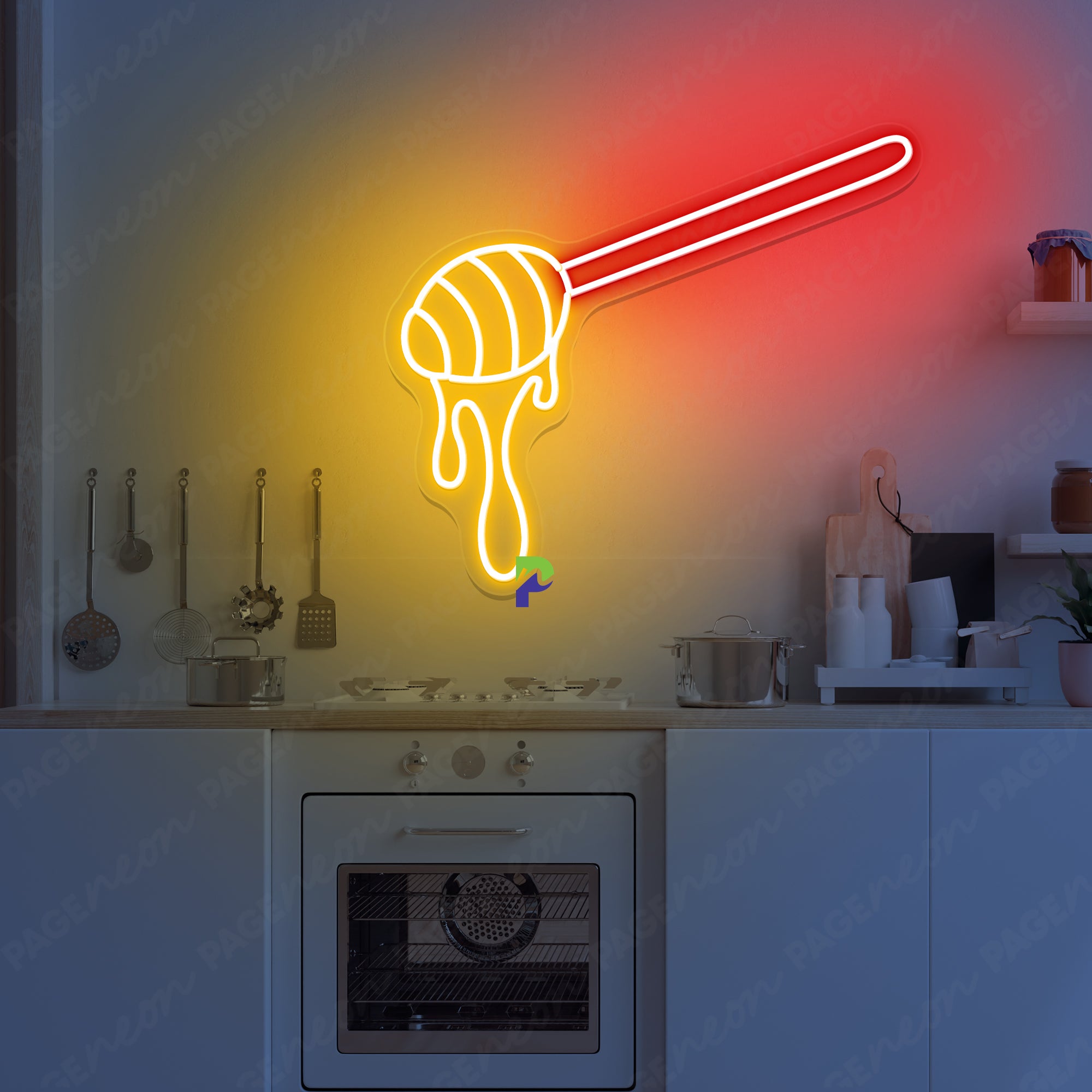 Neon Sign Honey Dipper Dripping Led Light