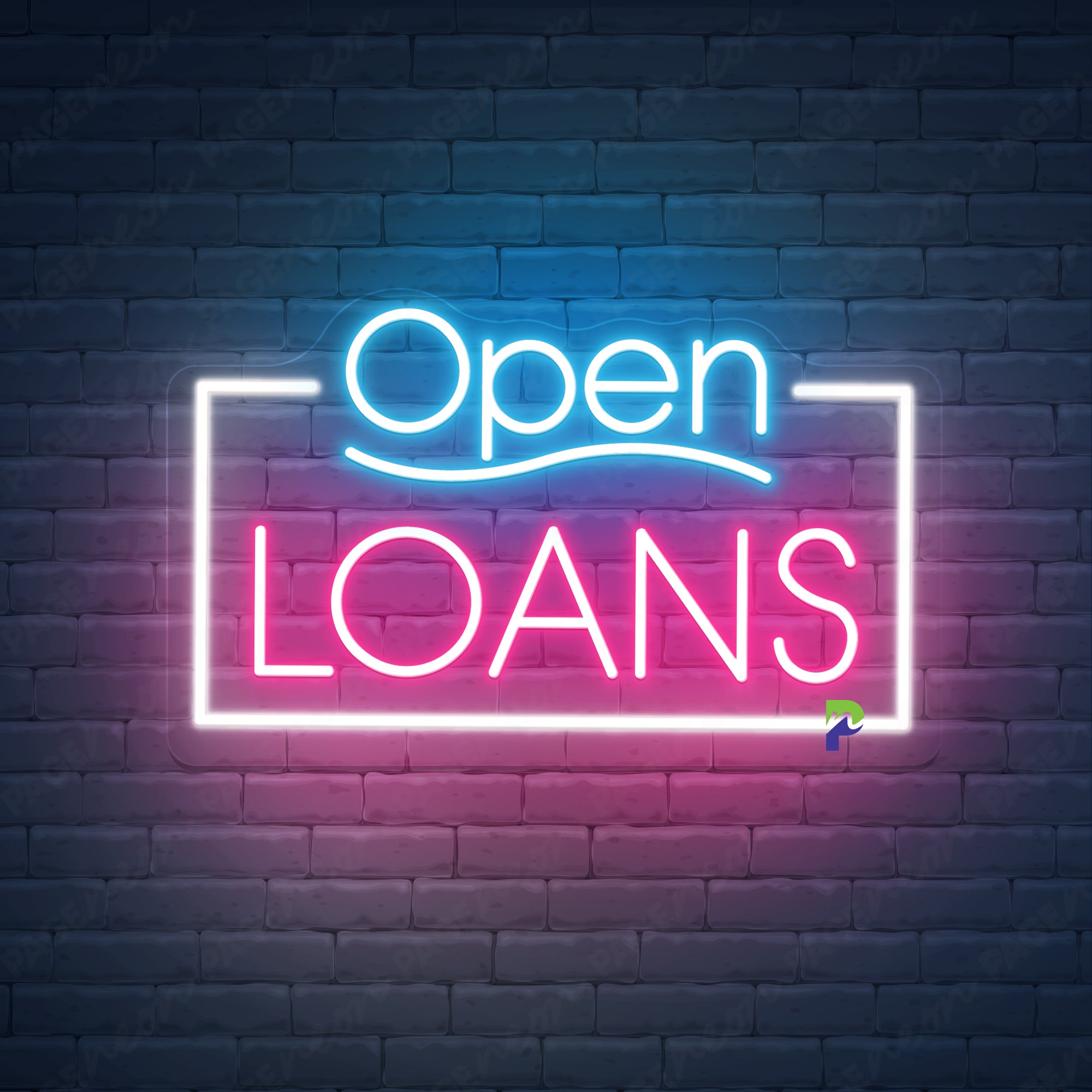 Open Neon Sign Loans Led Light