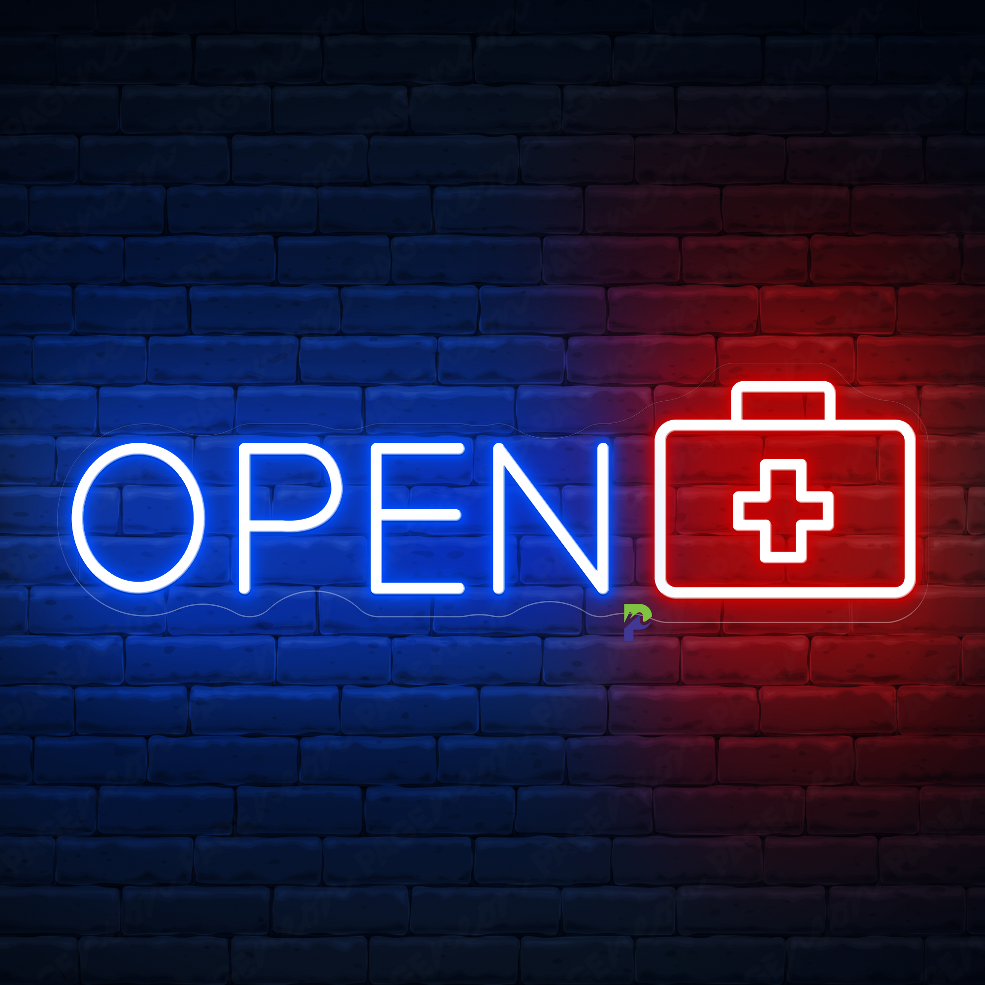 Open Neon Sign Medical Led Light