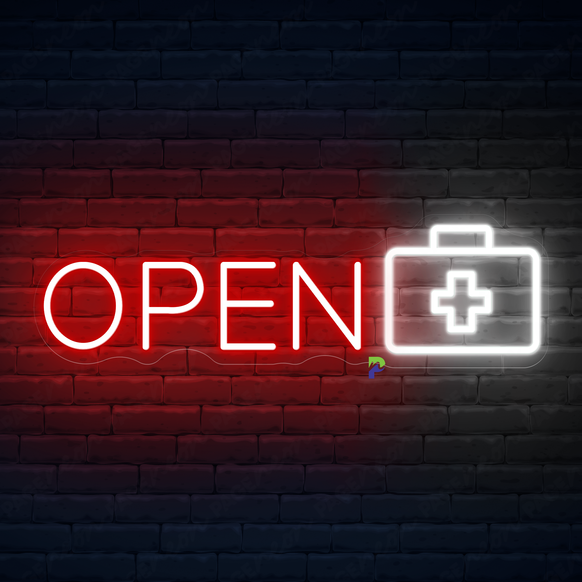 Open Neon Sign Medical Led Light