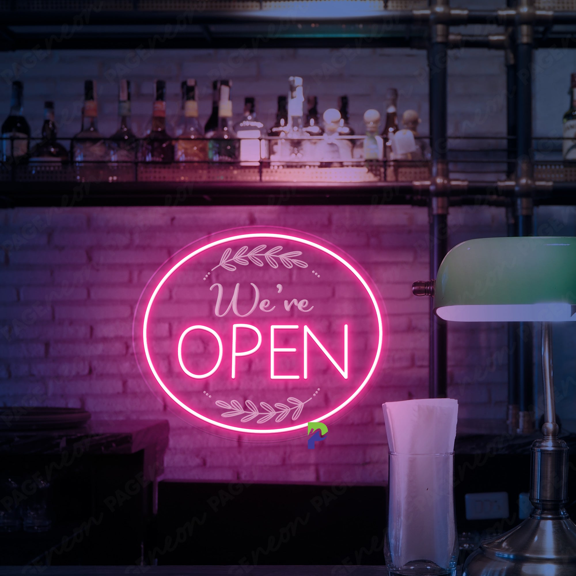 We're Open Neon Sign Open Business Led Light