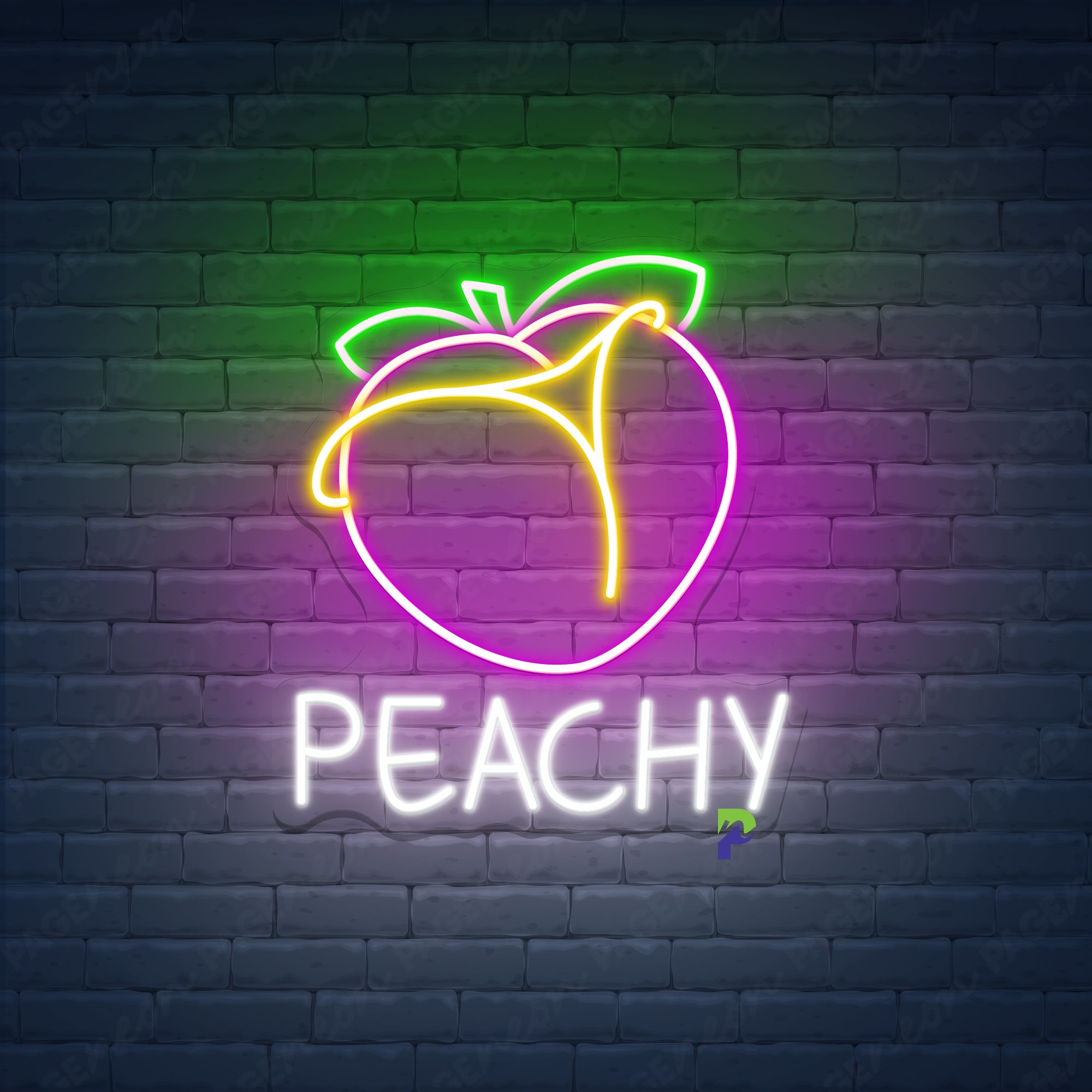 Peachy Neon Sign Sexy Led Light
