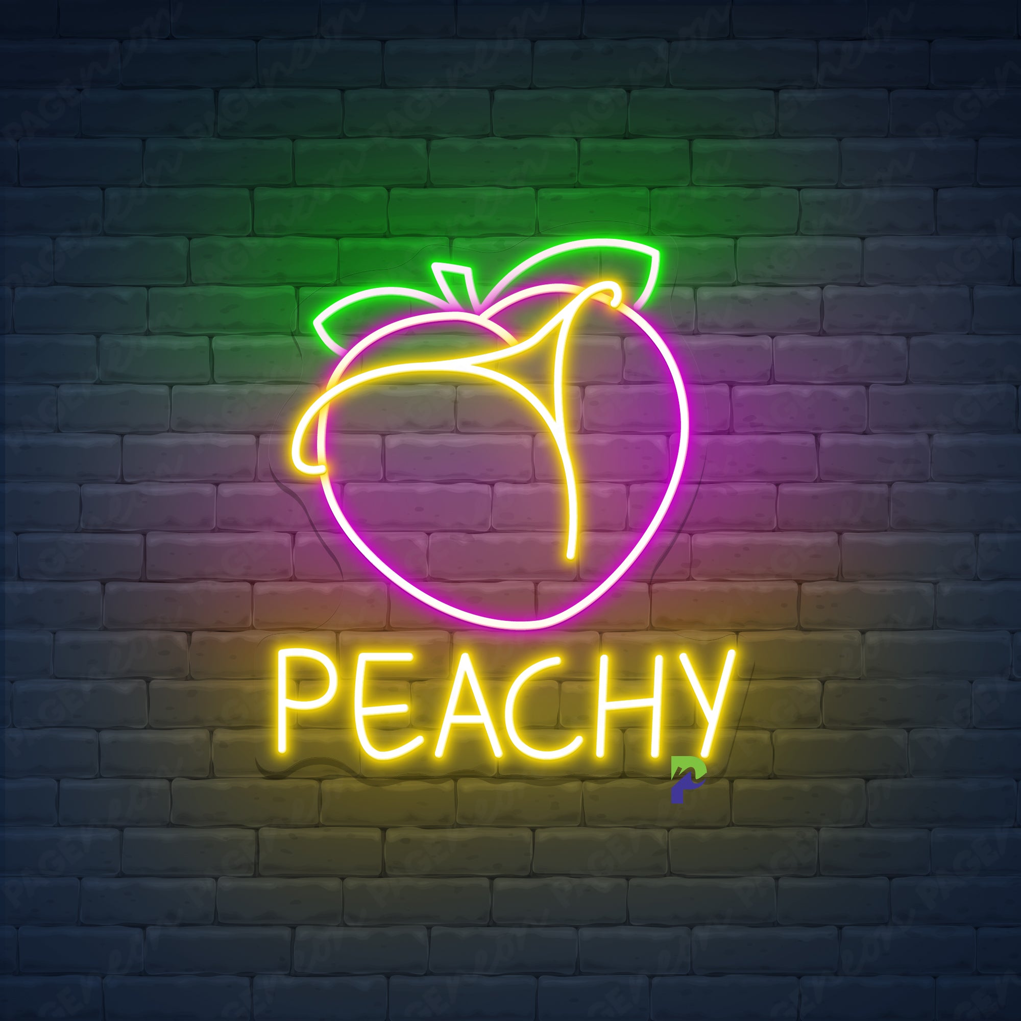 Peachy Neon Sign Sexy Led Light