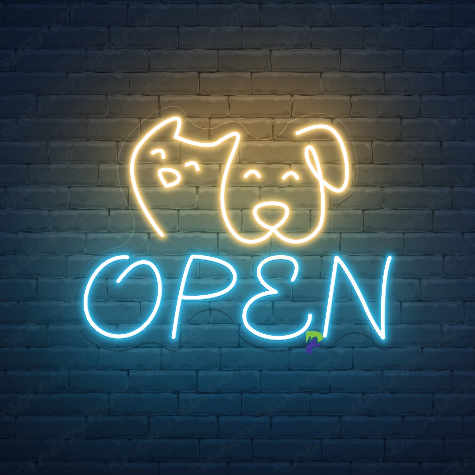 Pet Shop Neon Sign Open Led Light