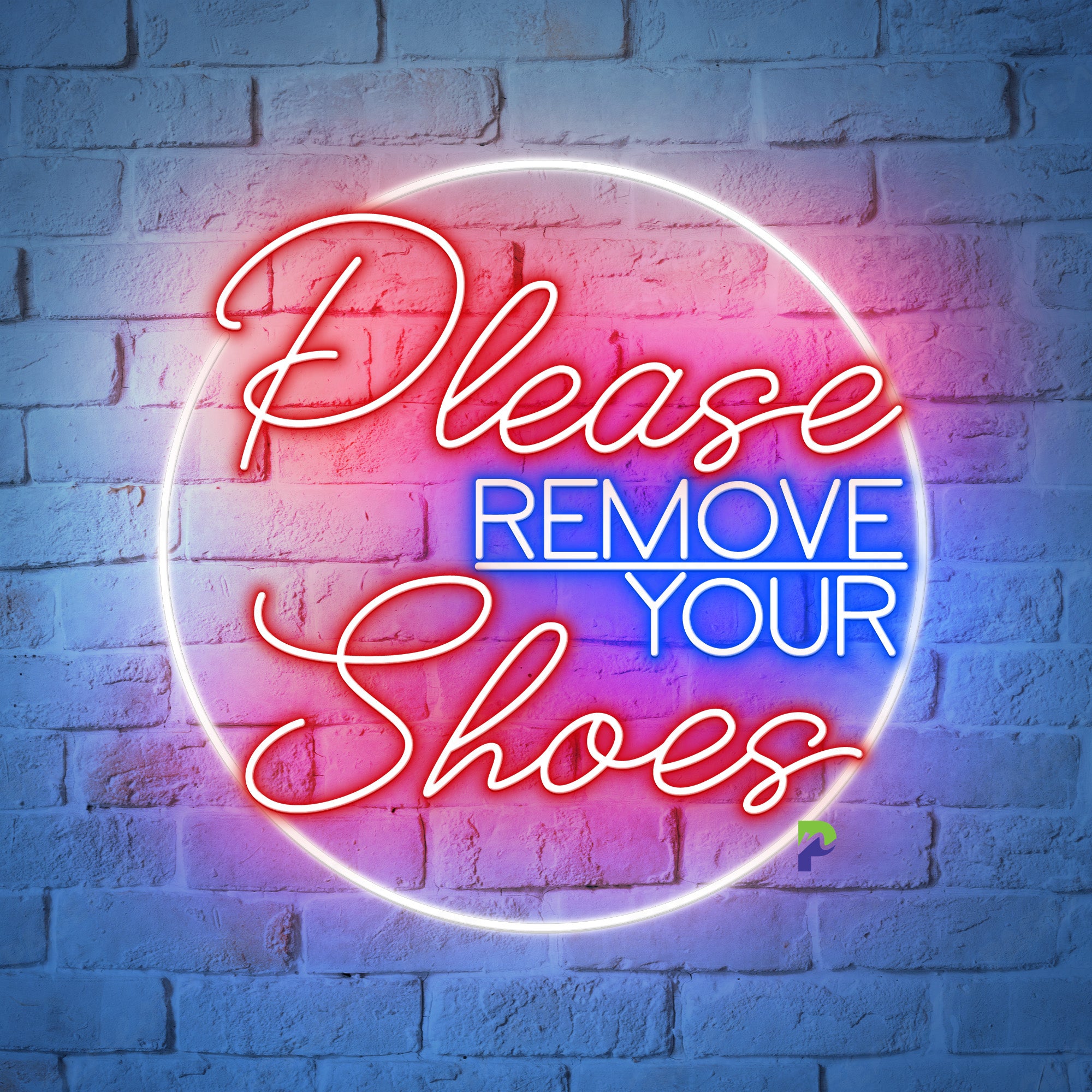 Please Remove Your Shoes Neon Sign Instruction Store Led Light