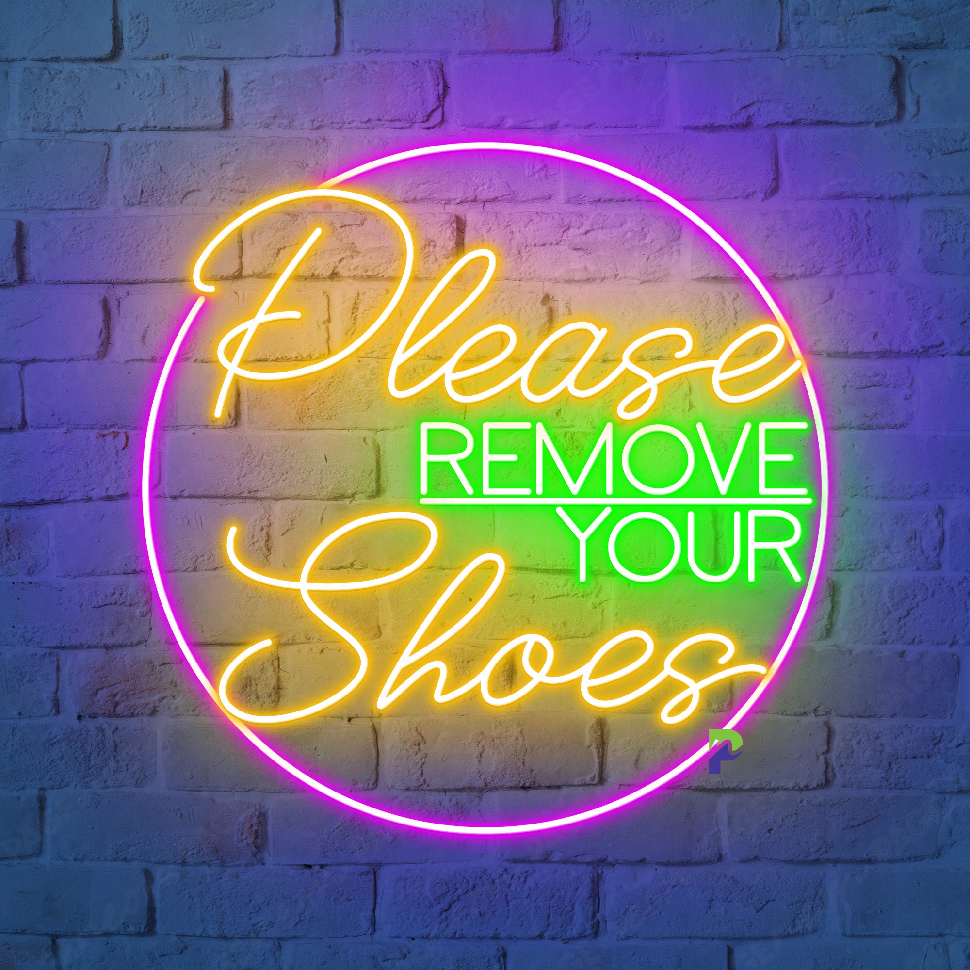 Please Remove Your Shoes Neon Sign Instruction Store Led Light