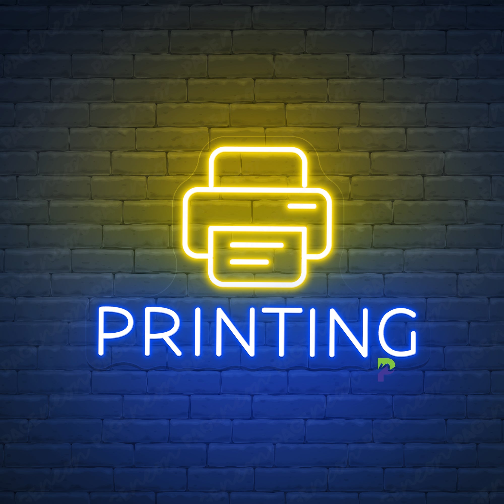 Printing Neon Signs Business Led Light