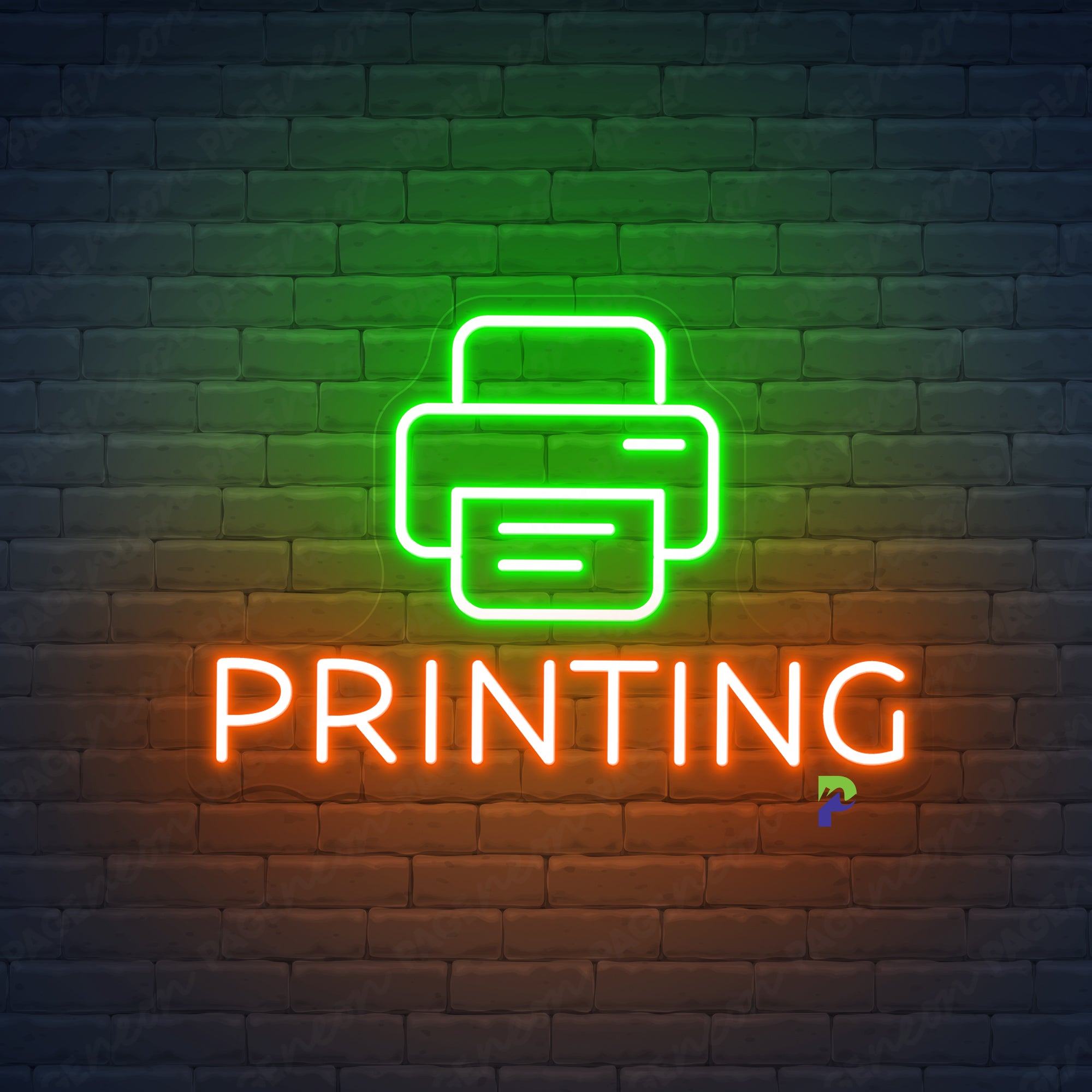 Printing Neon Signs Business Led Light