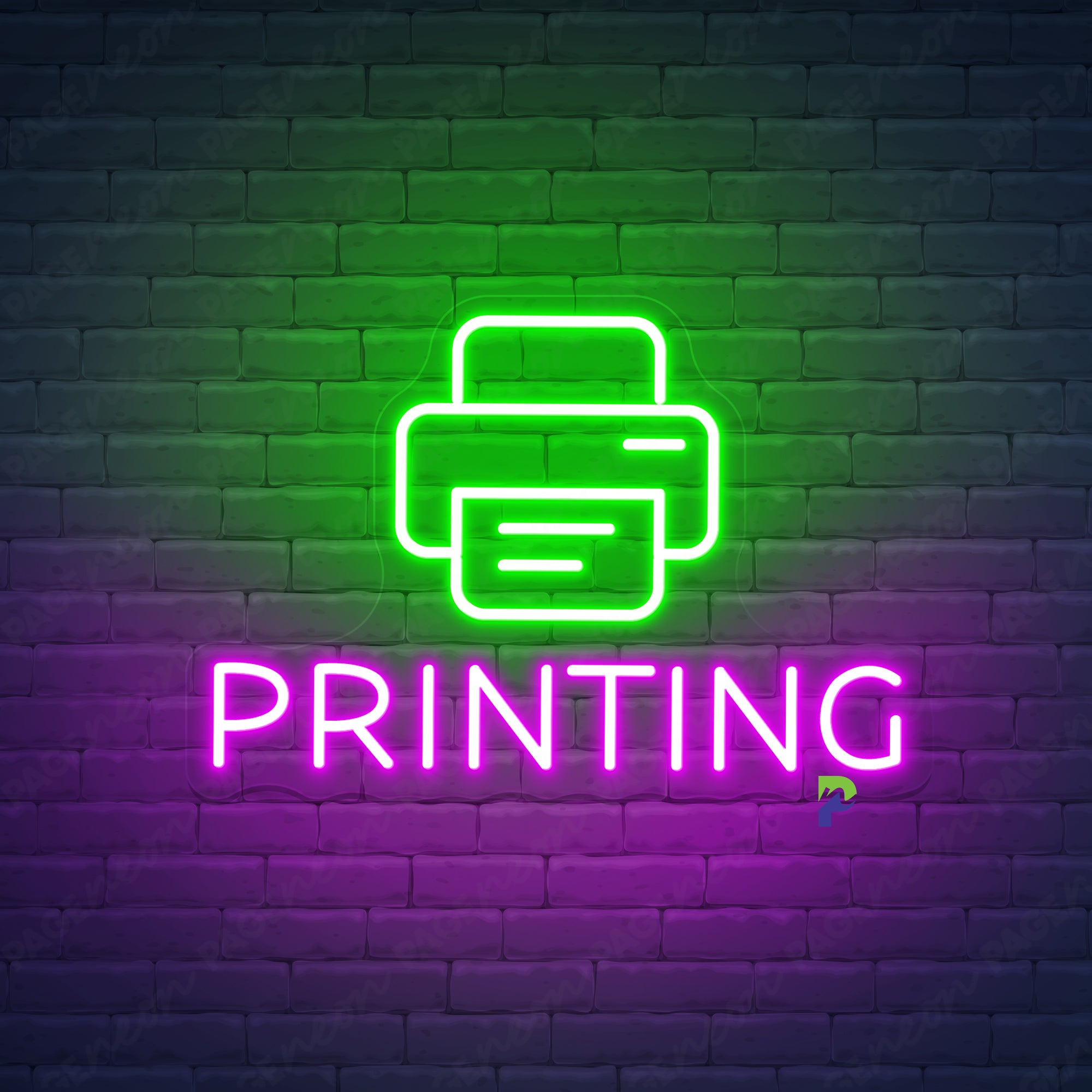 Printing Neon Signs Business Led Light