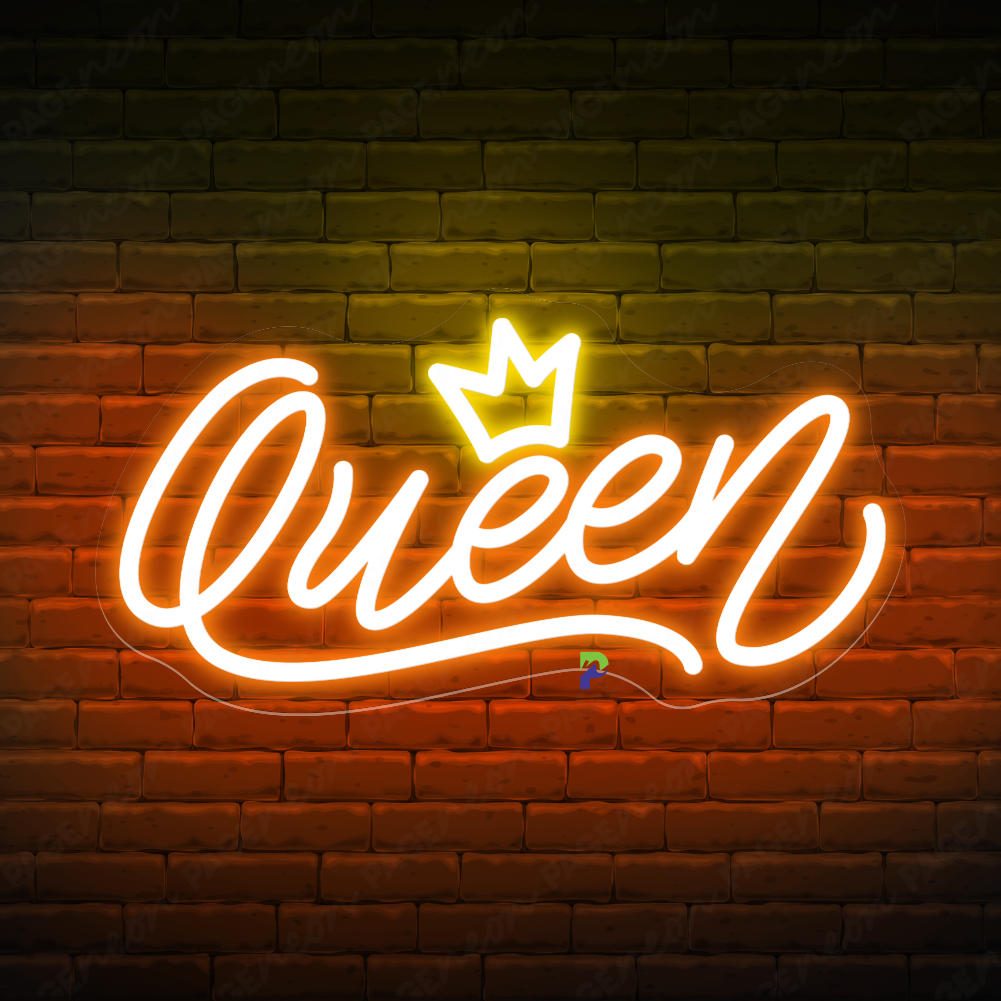 Queen Neon Sign Babe Cave Led Light