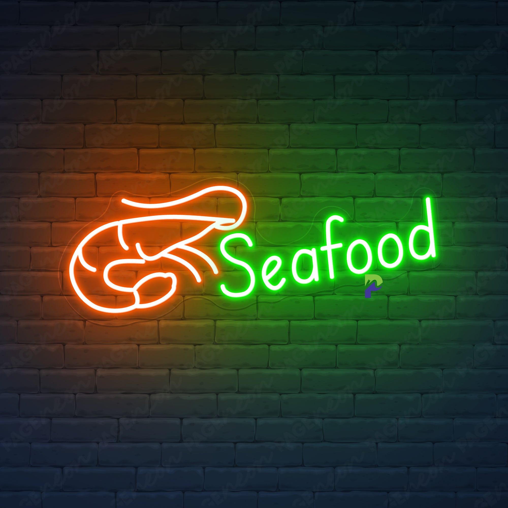 Seafood Neon Sign Restaurant Led Light