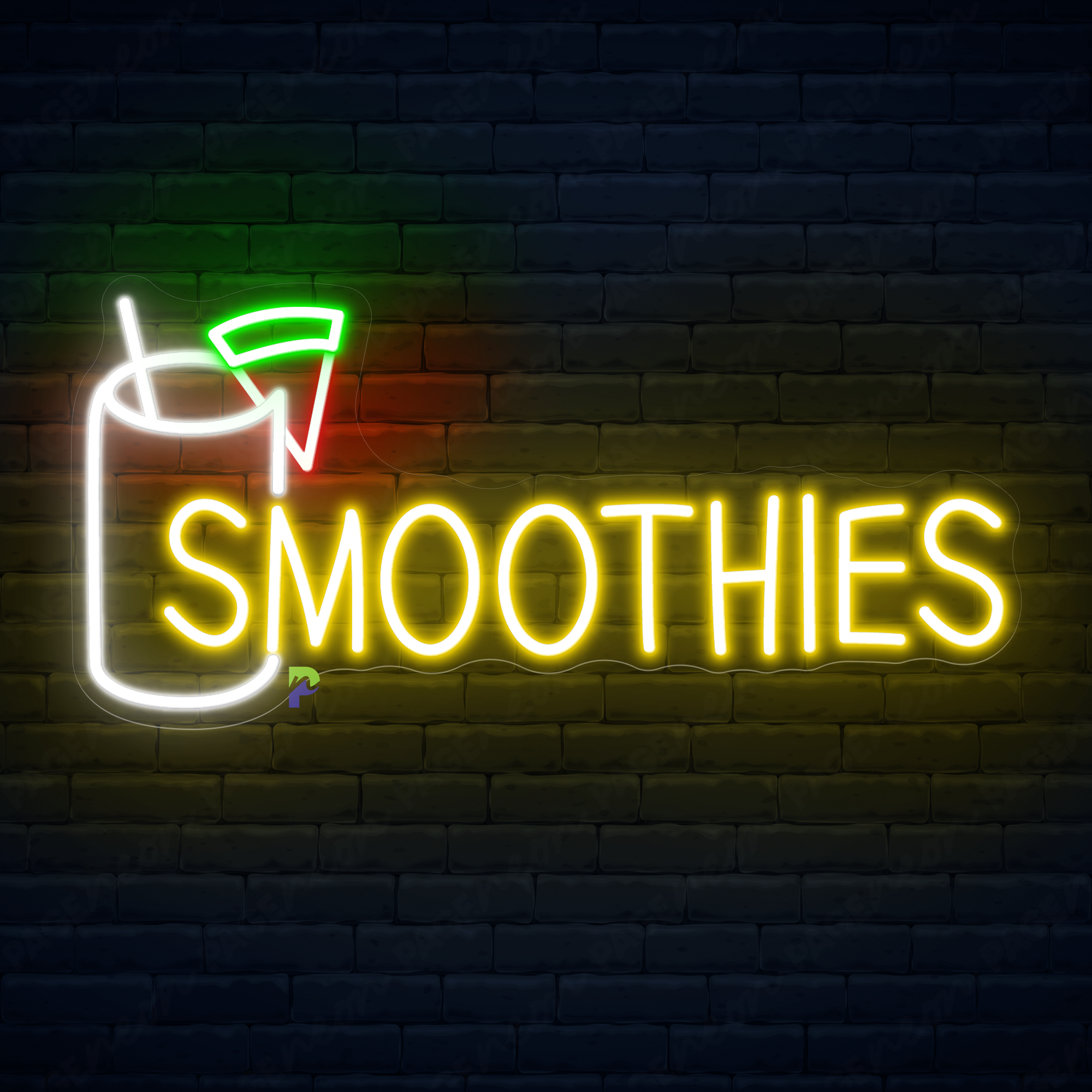 Smoothies Neon Sign Drink Cafe Led Light