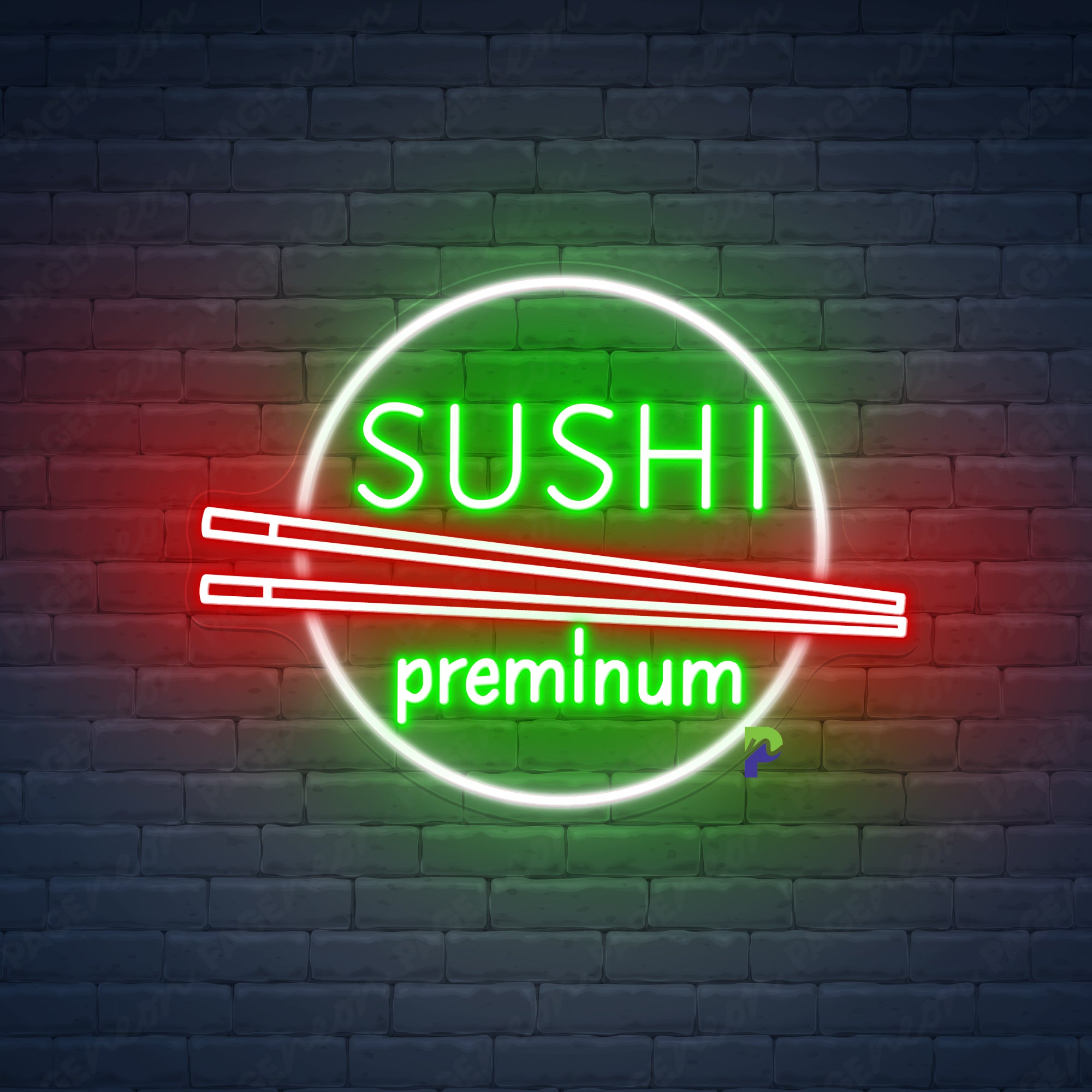 Sushi Neon Sign Custom Slogan Led Light