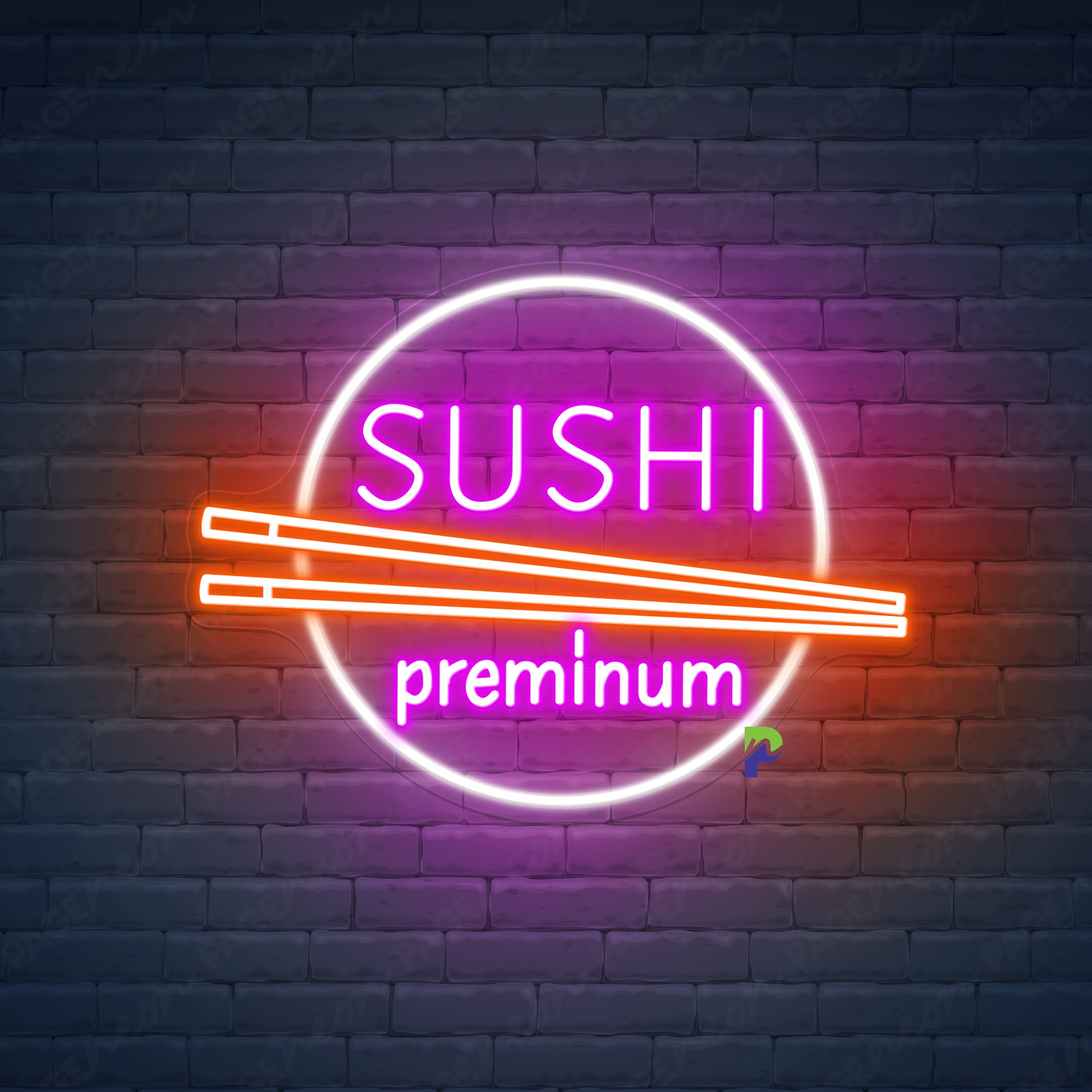 Sushi Neon Sign Custom Slogan Led Light