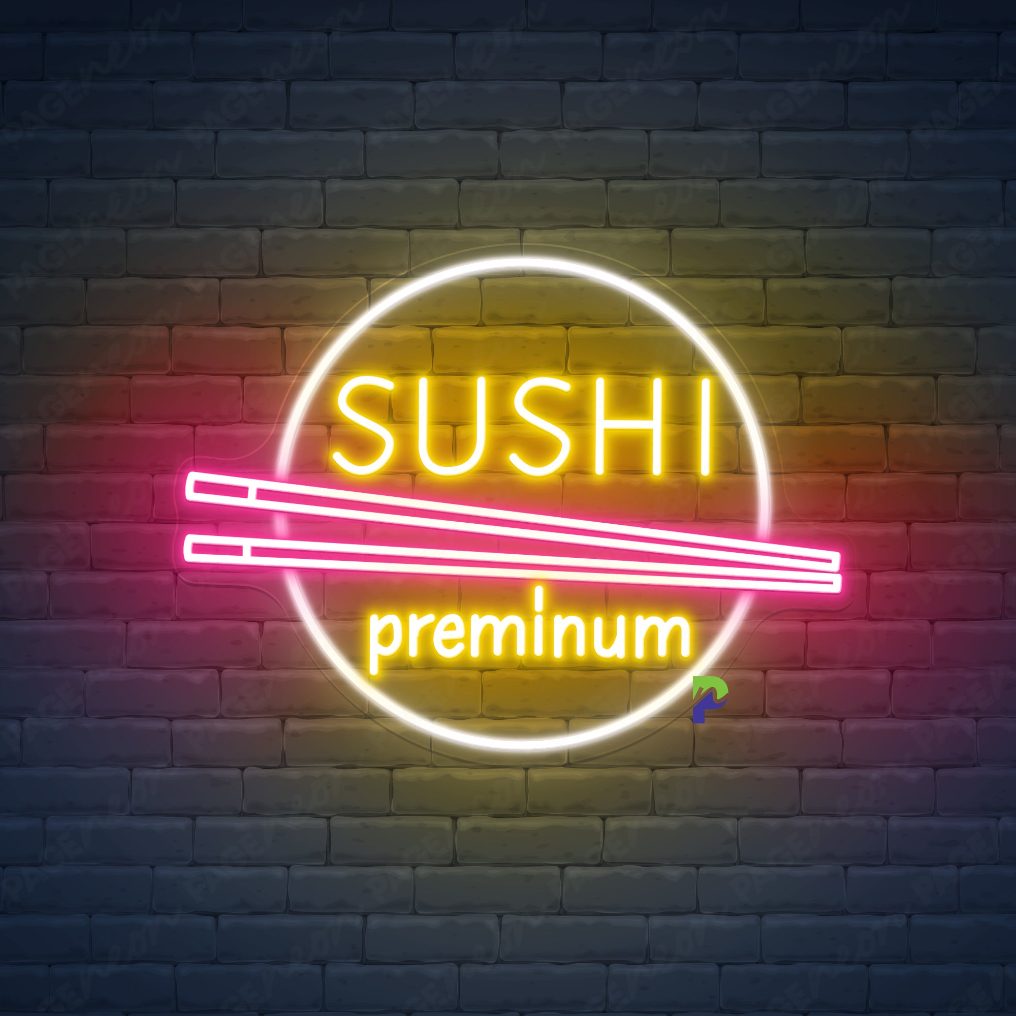Sushi Neon Sign Custom Slogan Led Light