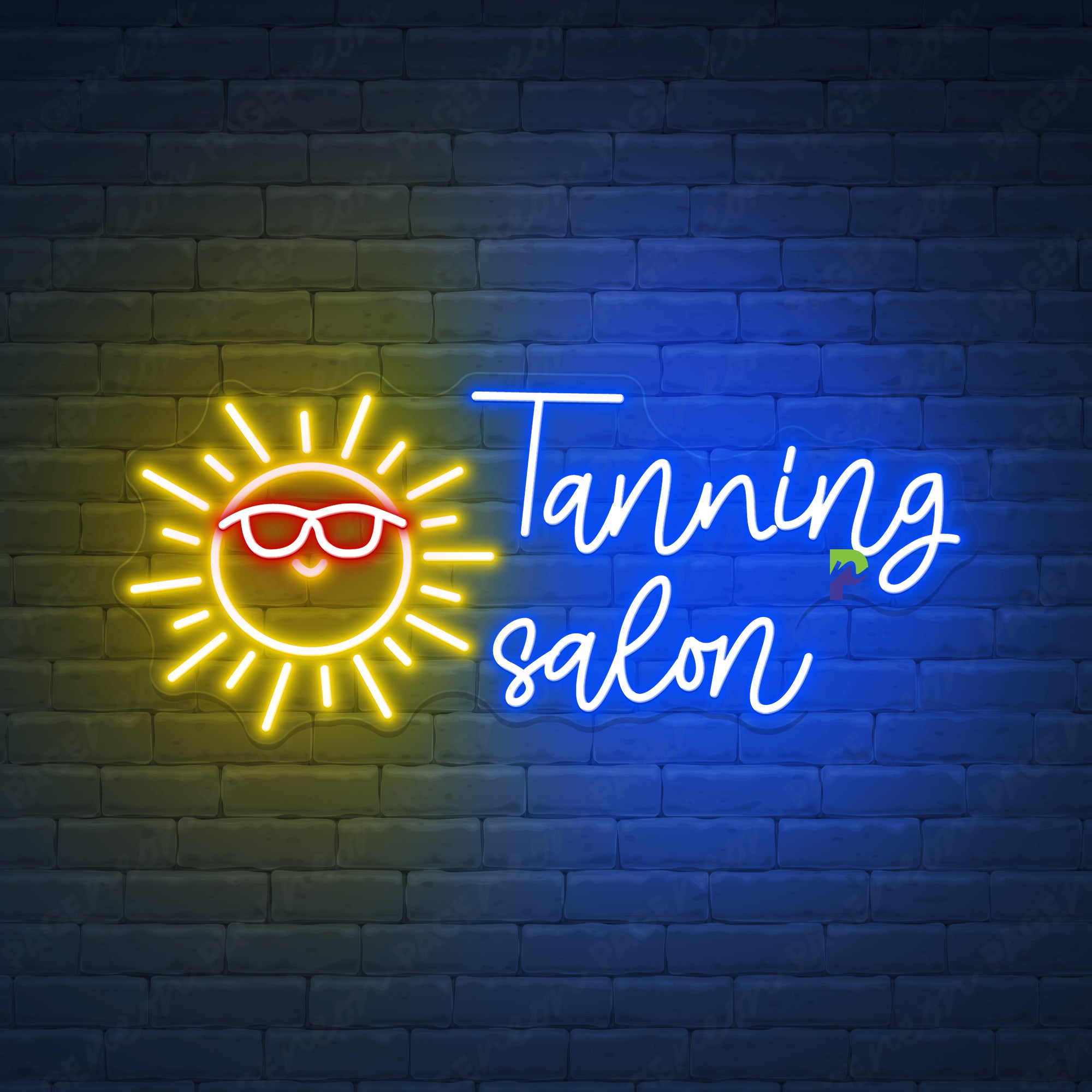 Tanning Salon Neon Signs Custom Led Light