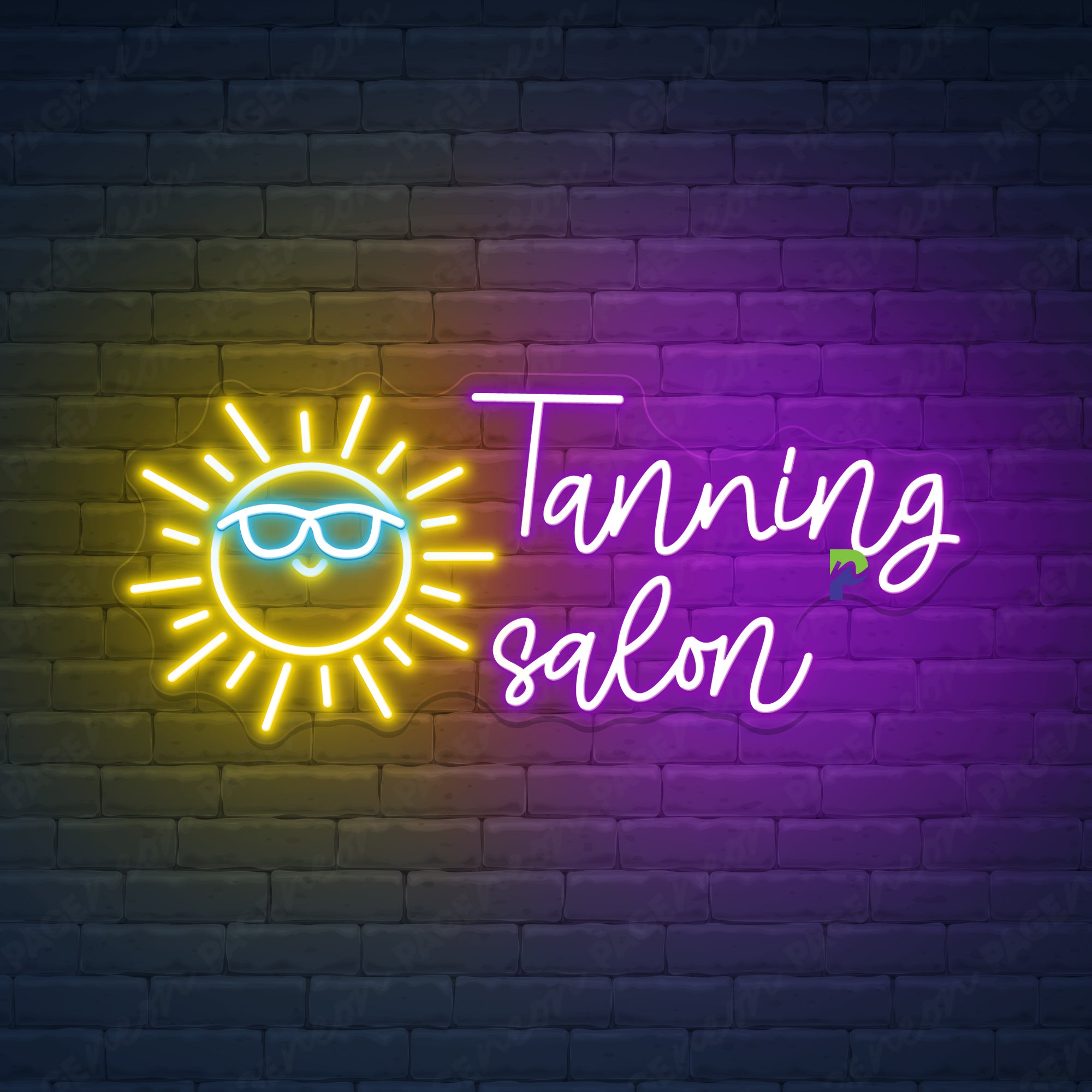 Tanning Salon Neon Signs Custom Led Light