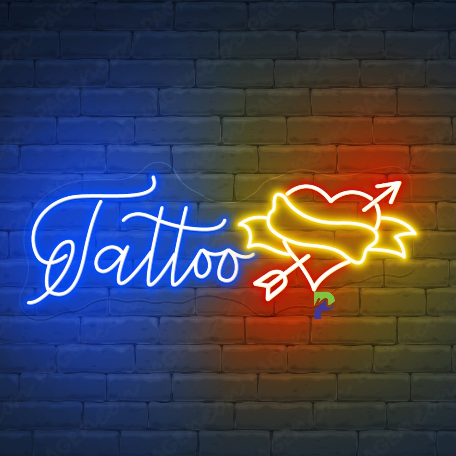 Tattoo Neon Signs Custom Logo Led Light