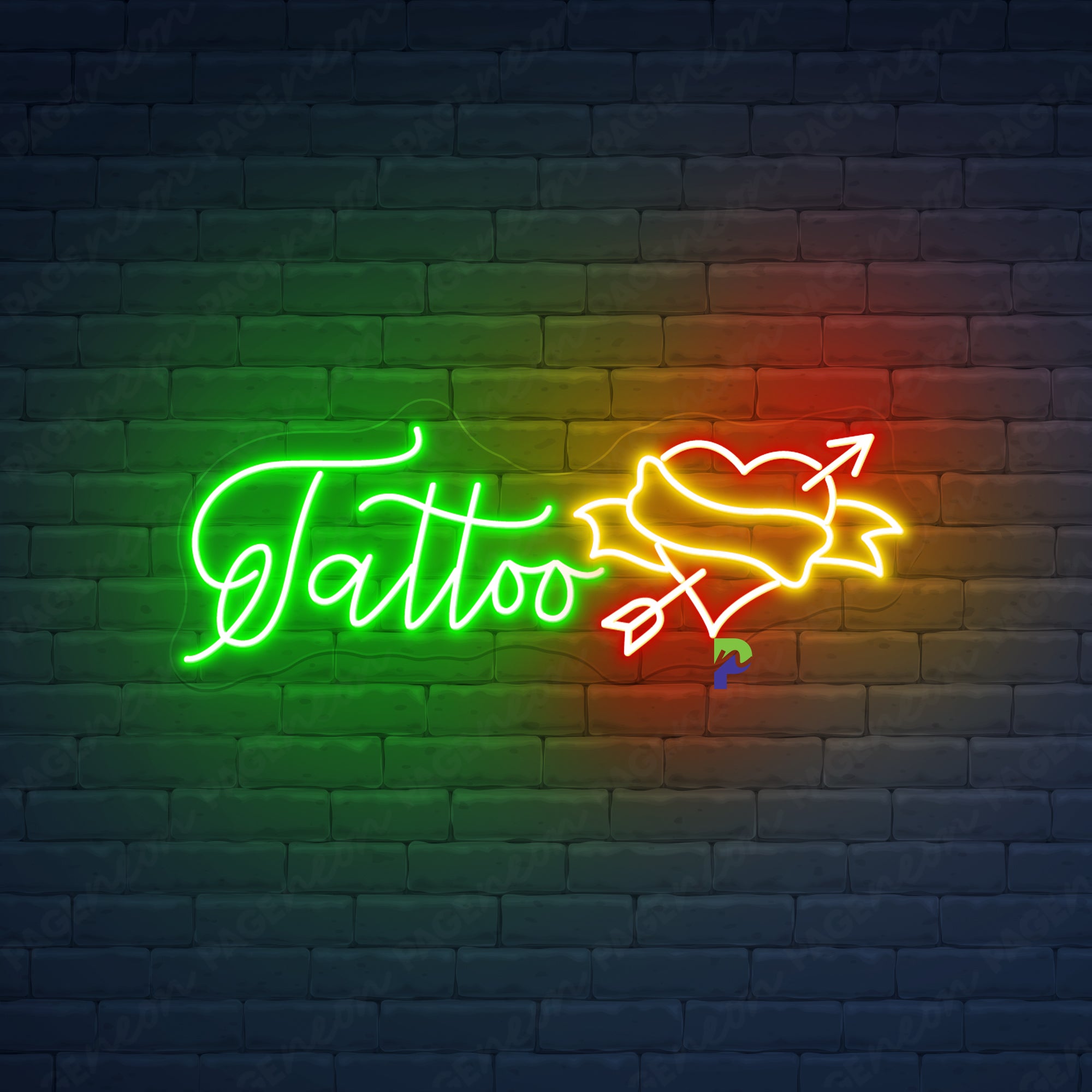 Tattoo Neon Signs Custom Logo Led Light
