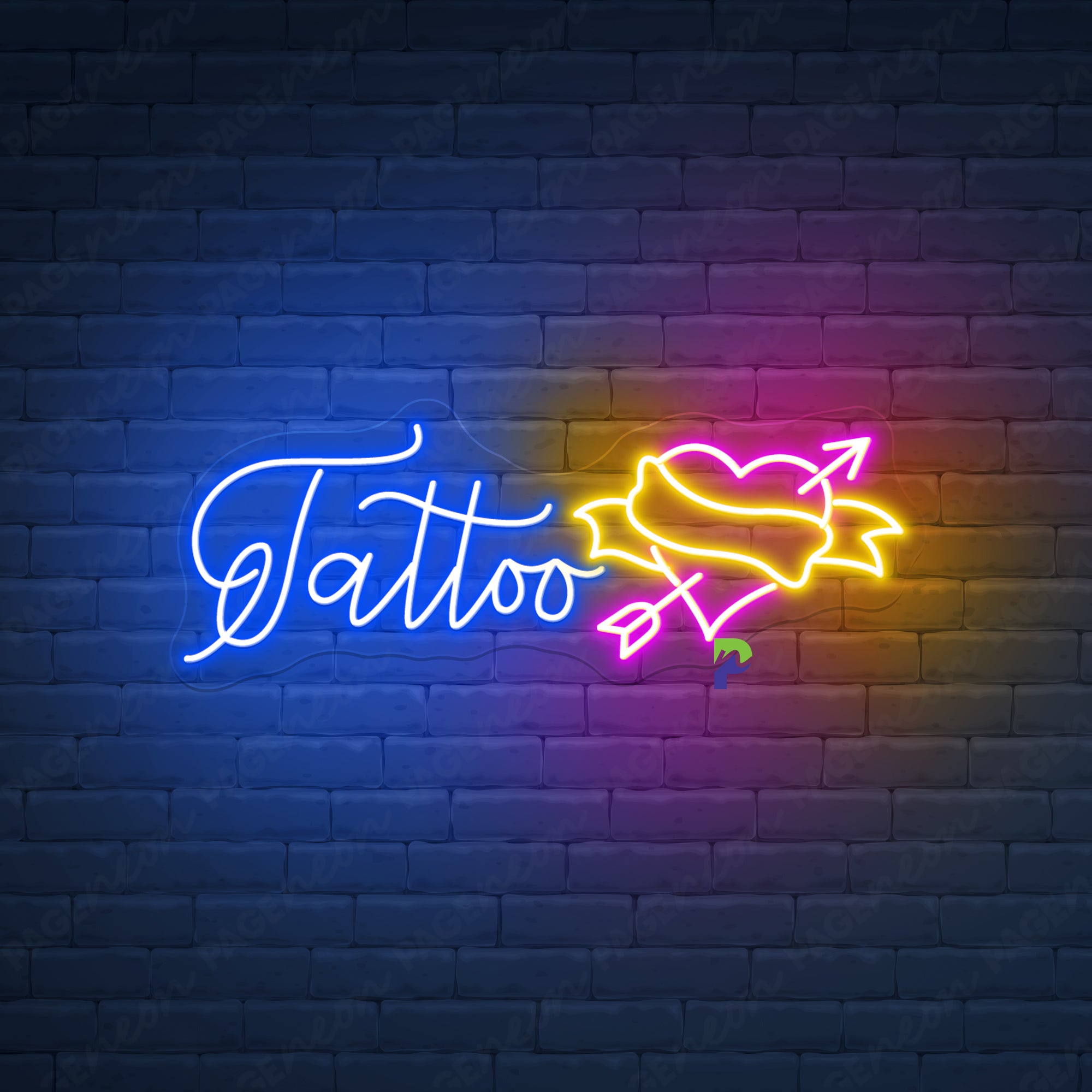 Tattoo Neon Signs Custom Logo Led Light