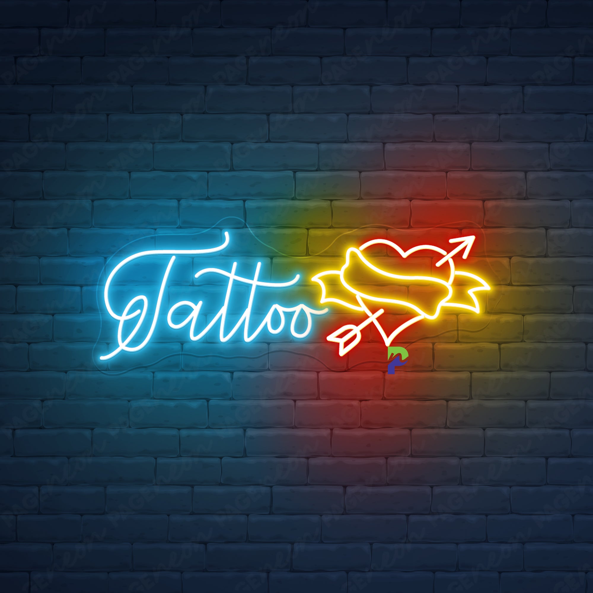 Tattoo Neon Signs Custom Logo Led Light