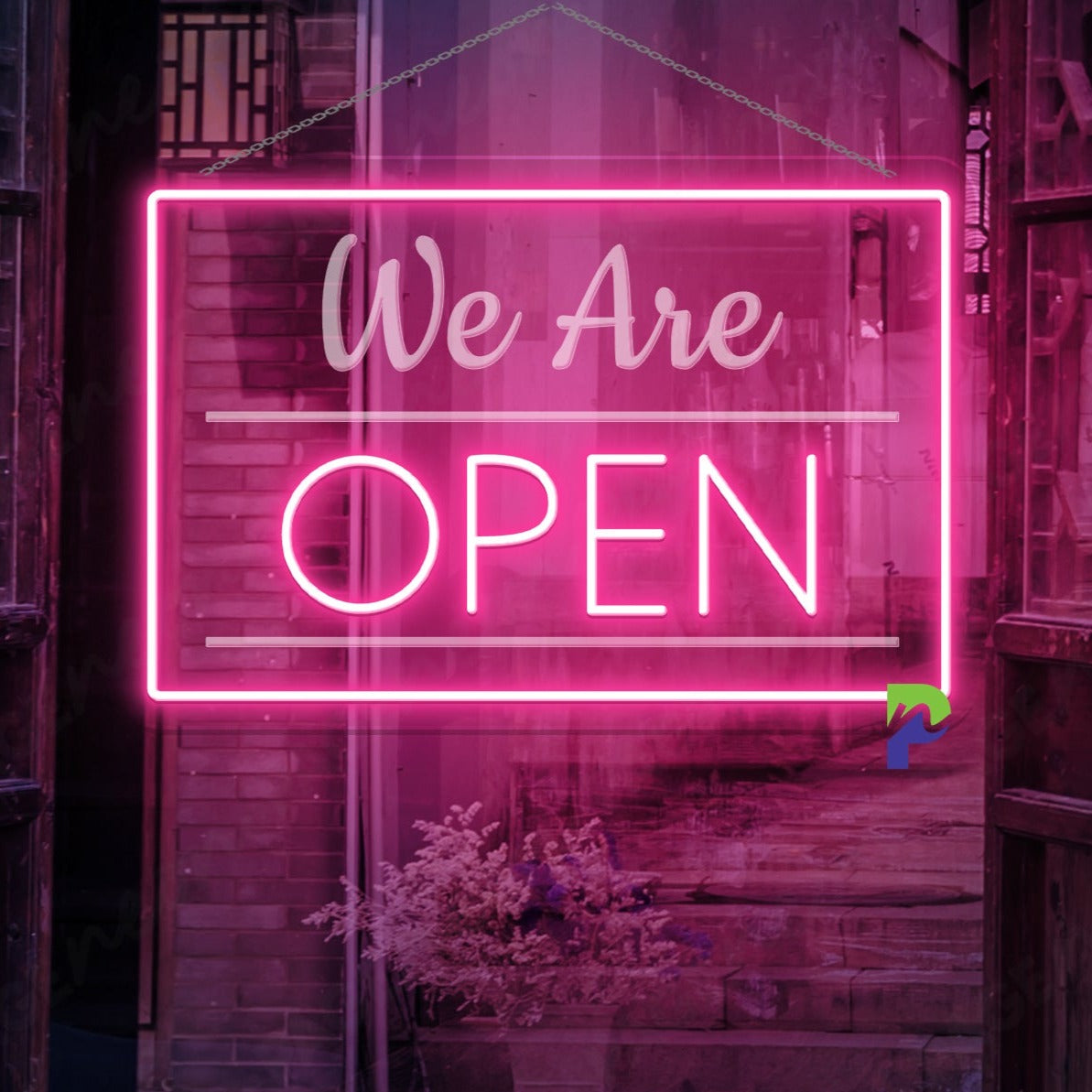 We Are Open Neon Sign Large Business Led Light
