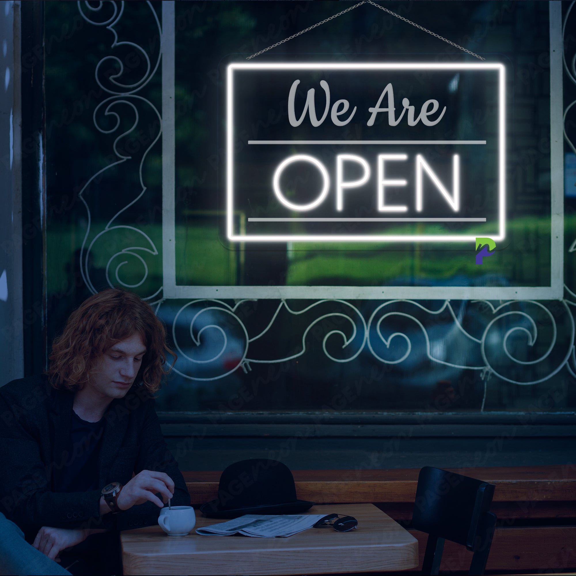 We Are Open Neon Sign Large Business Led Light