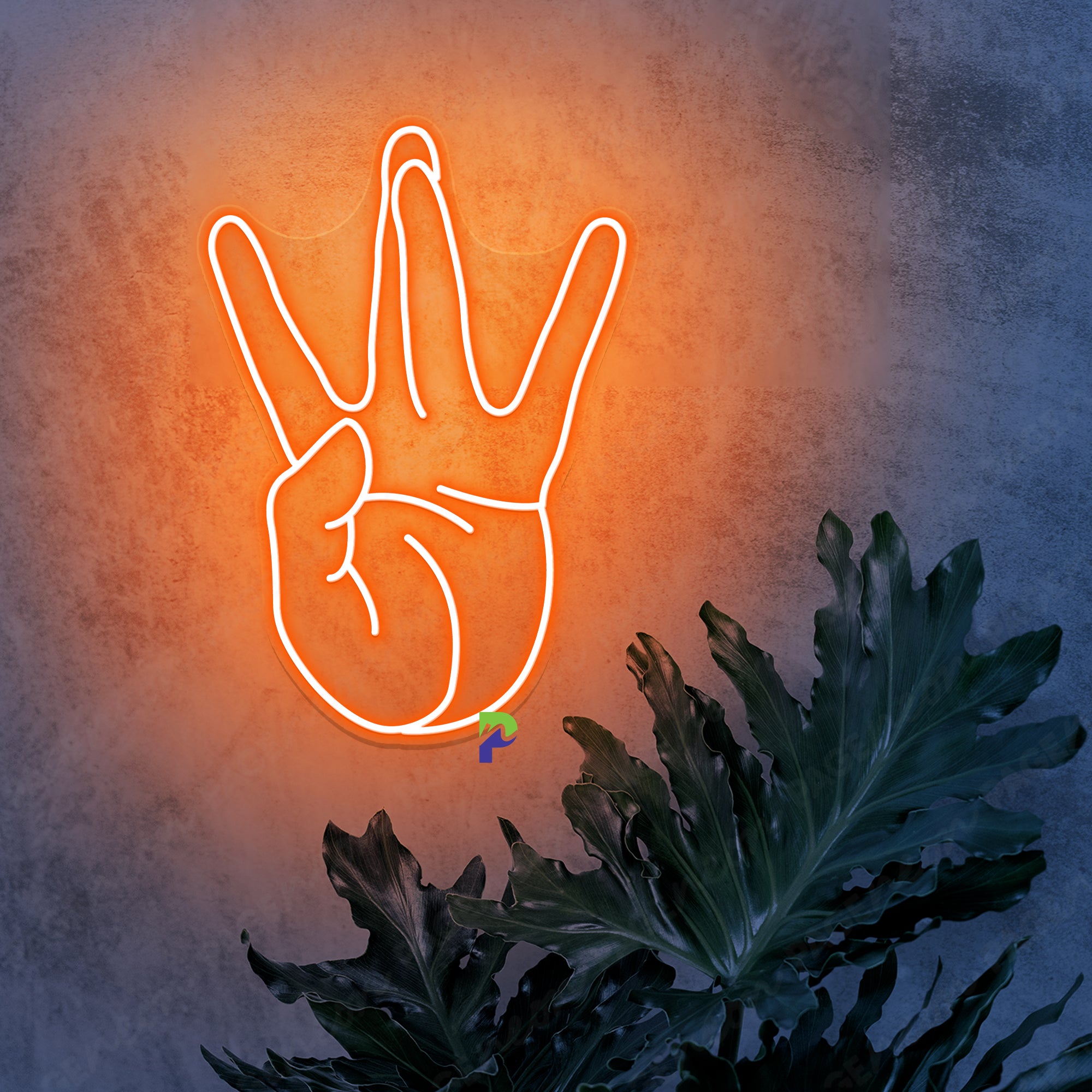 West Side Neon Sign Hand Sign Led Light